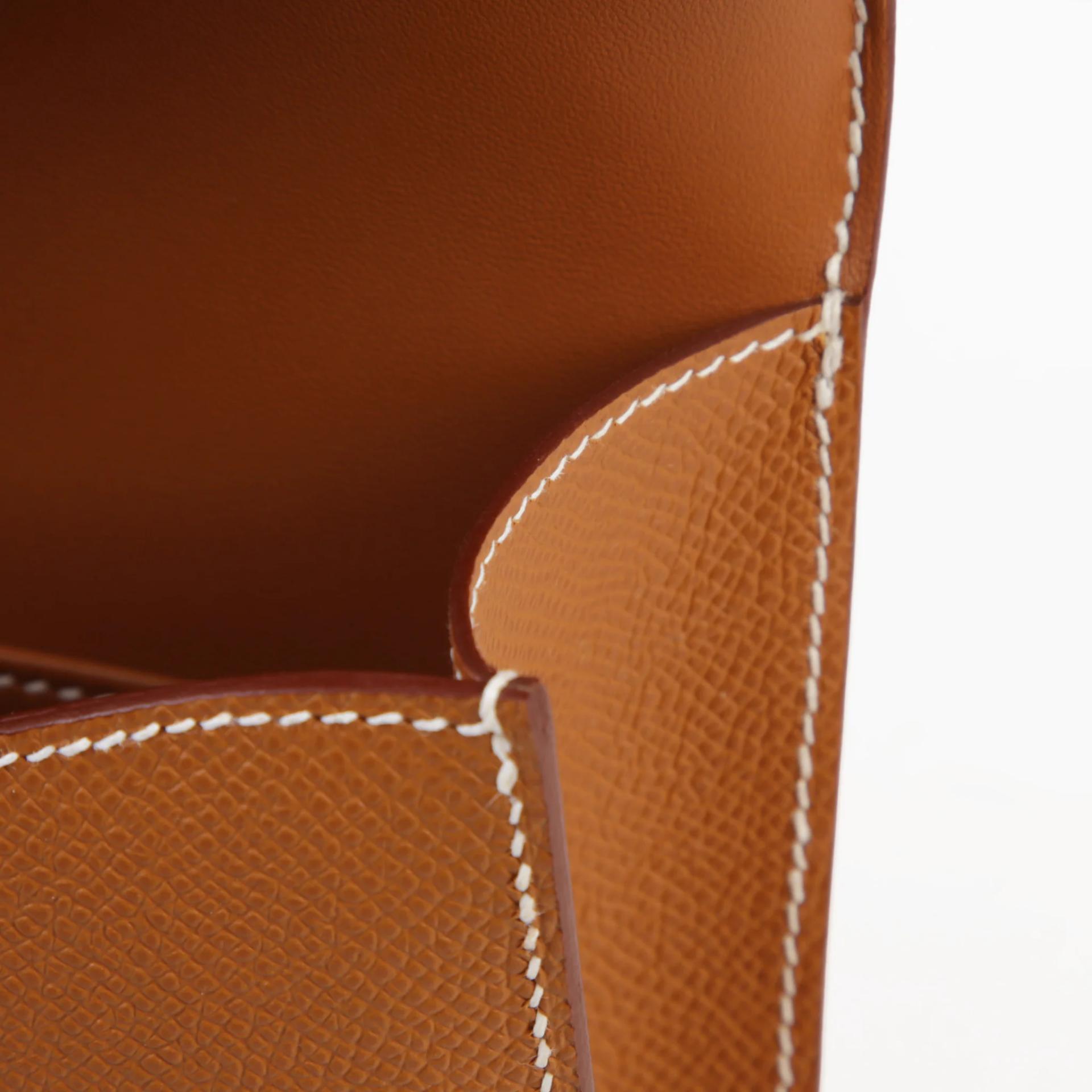 Brand New ( Rank N ) HERMÈS Constance Elan Gold (37) Epsom Gold hardware G (2026) - 12