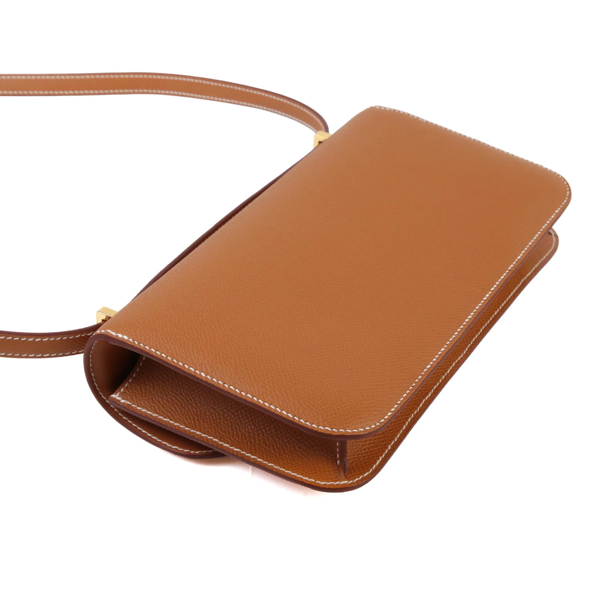 Brand New ( Rank N ) HERMÈS Constance Elan Gold (37) Epsom Gold hardware G (2026) - 6