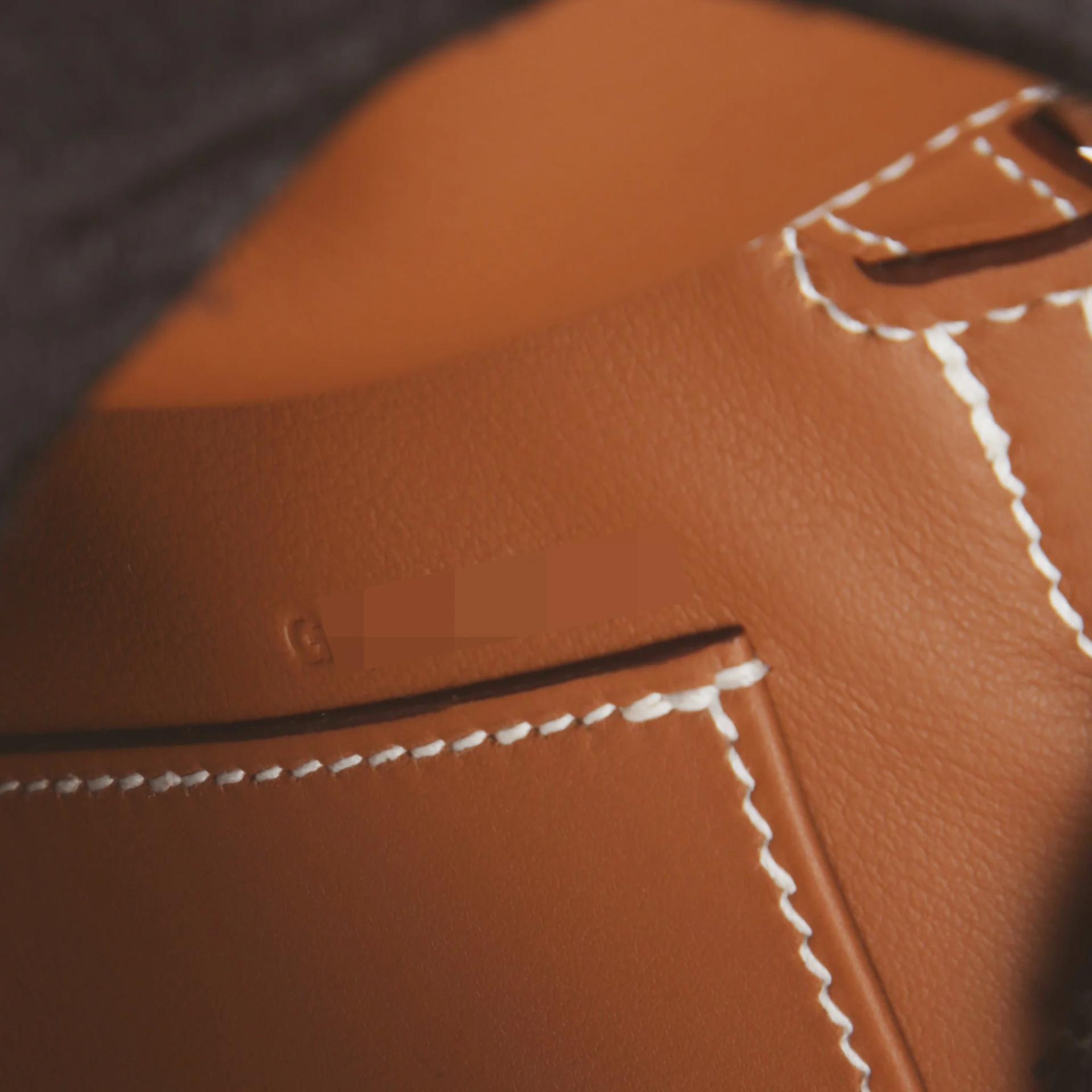 Brand New ( Rank N ) HERMÈS Kelly Pochette Gold (37) Swift Palladium hardware G (2026) - 14