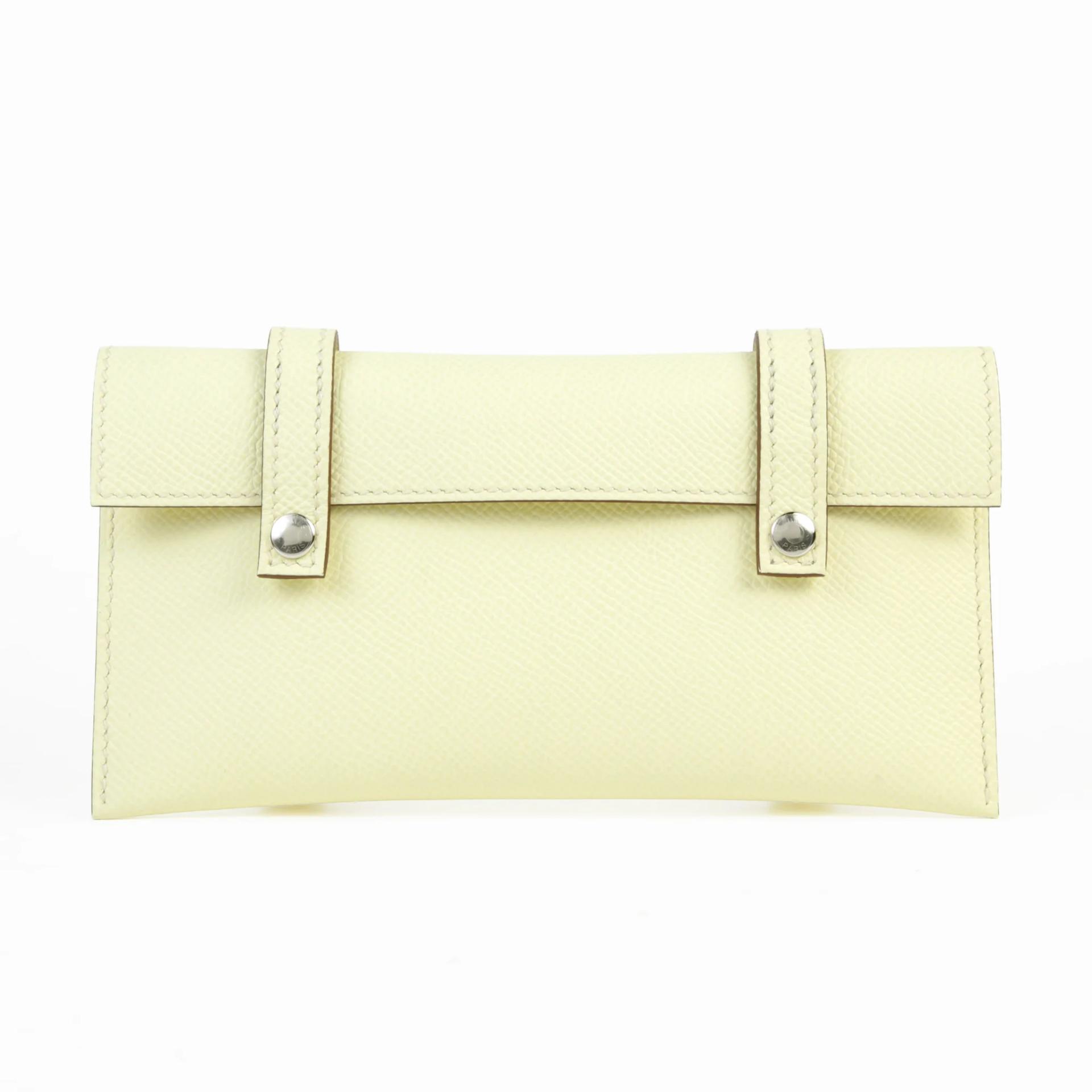 Unused ( Rank NS ) HERMÈS Limited Edition Kelly Doll Picto Gold (37) Jaune milton (i8) Epsom Palladium hardware W (2024) - 13