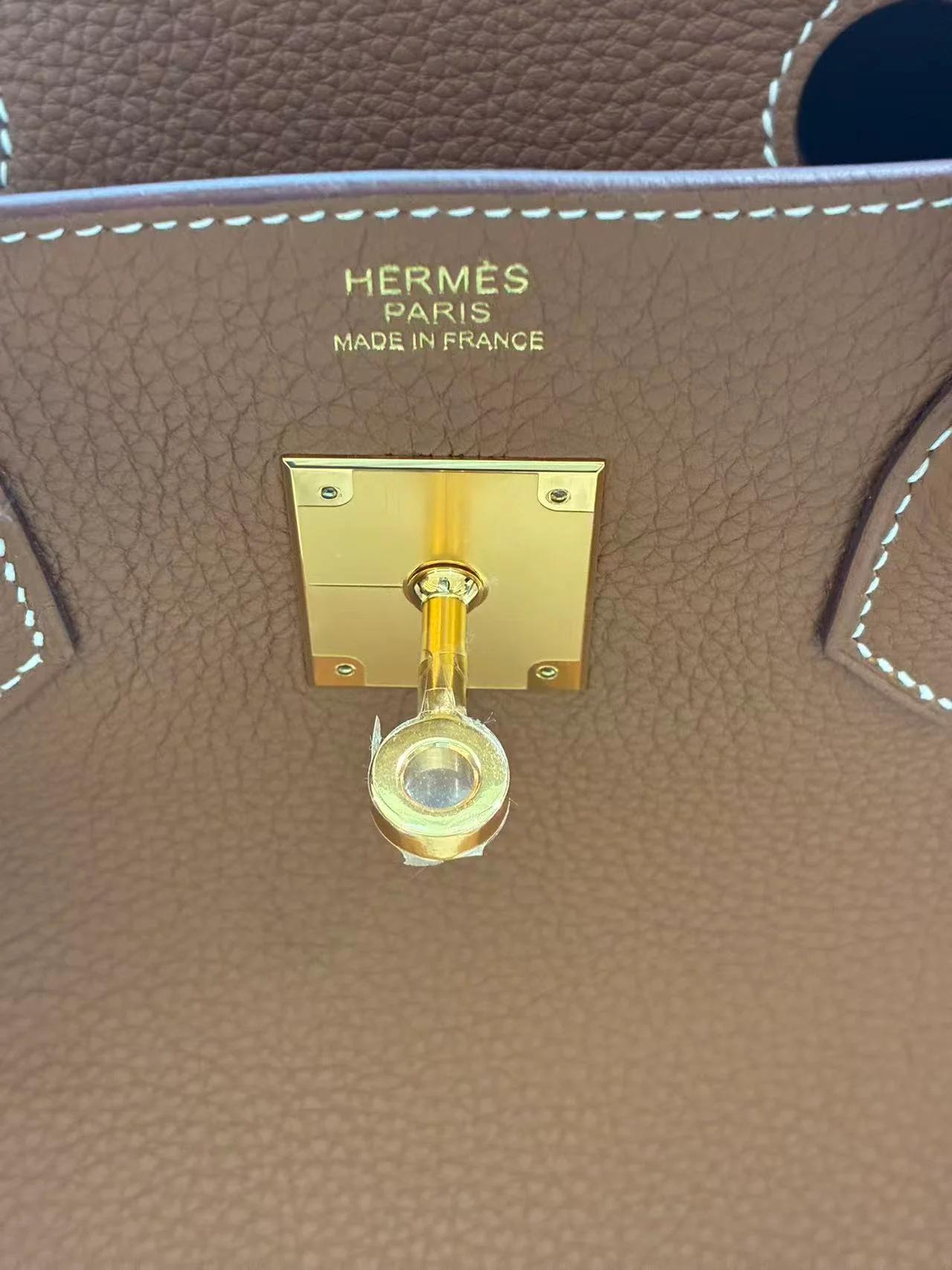 Unused ( Rank NS ) HERMÈS Birkin 30 Gold (37) Togo Gold hardware W (2024) - 22