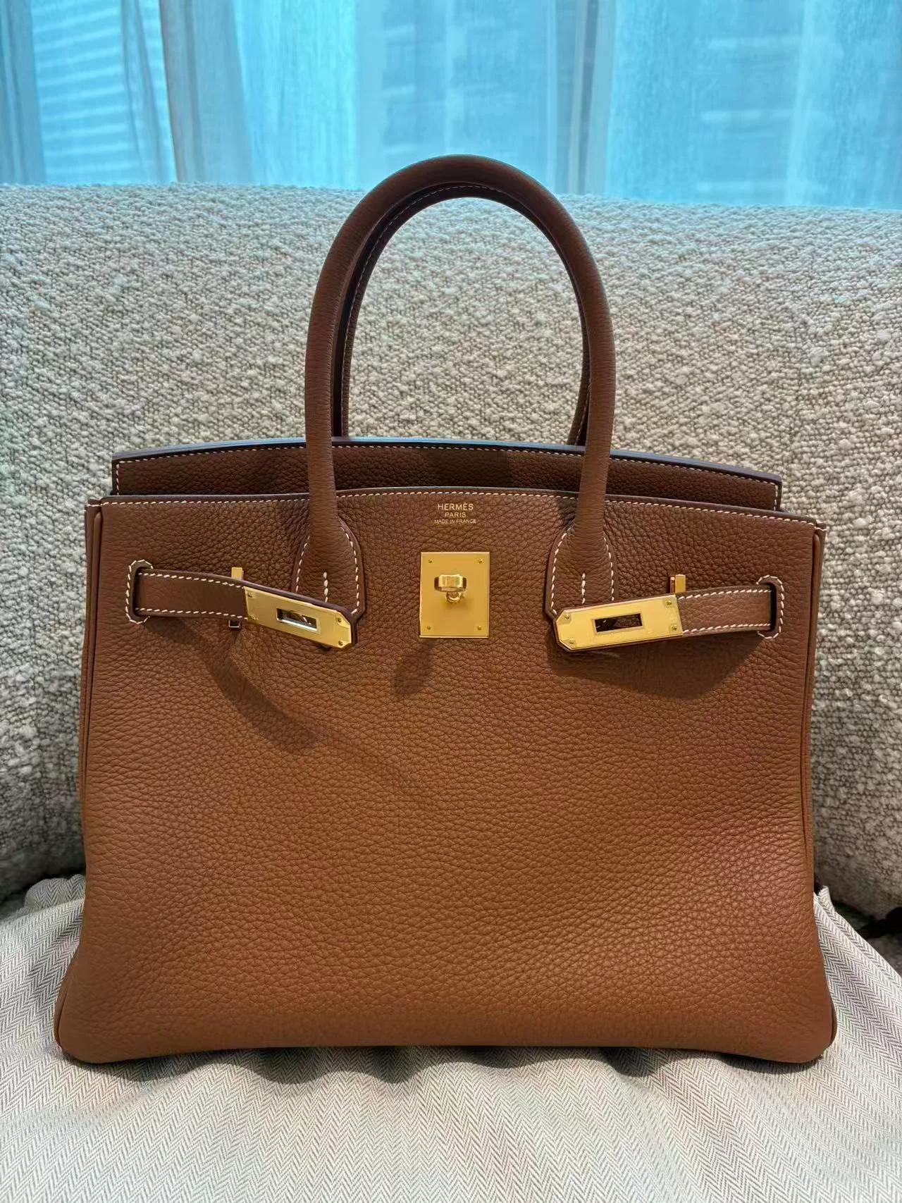 Unused ( Rank NS ) HERMÈS Birkin 30 Gold (37) Togo Gold hardware W (2024) - 3