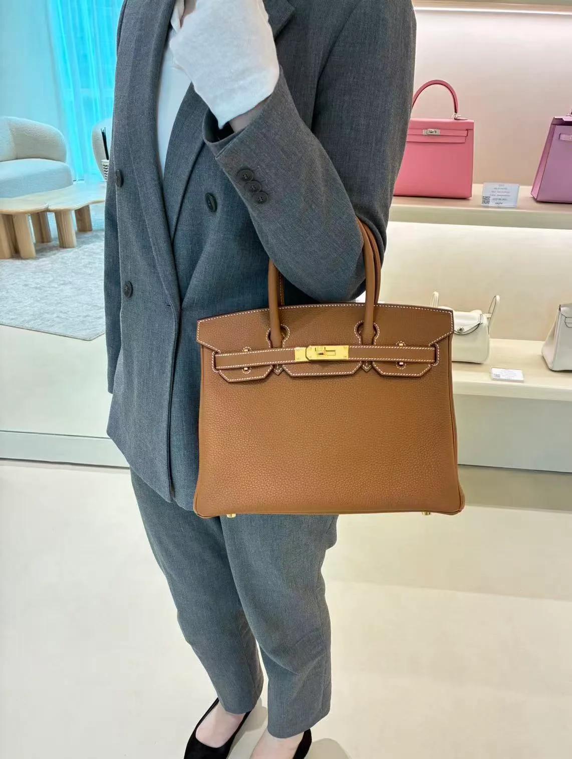 Unused ( Rank NS ) HERMÈS Birkin 30 Gold (37) Togo Gold hardware W (2024) - 7