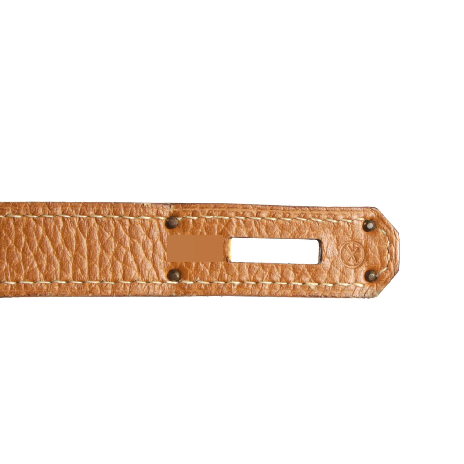 Very Good ( Rank A) HERMÈS Birkin 35 Natural (27) Ardennes Gold hardware Circle X (1994) - 10