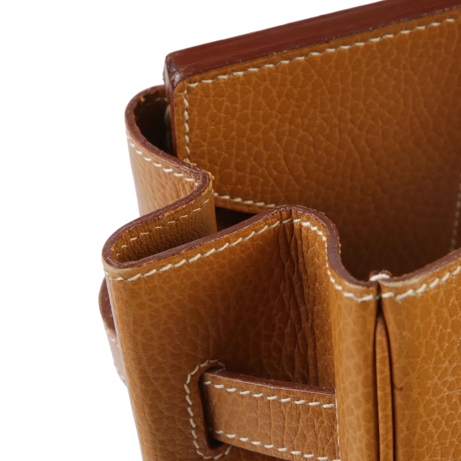 Very Good ( Rank A) HERMÈS Birkin 35 Natural (27) Ardennes Gold hardware Circle X (1994) - 13