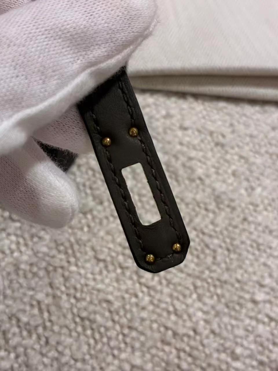 Brand New ( Rank N ) HERMÈS Kelly Pochette Vert Loden (V8) Swift Permabrass hardware G (2026) - 22