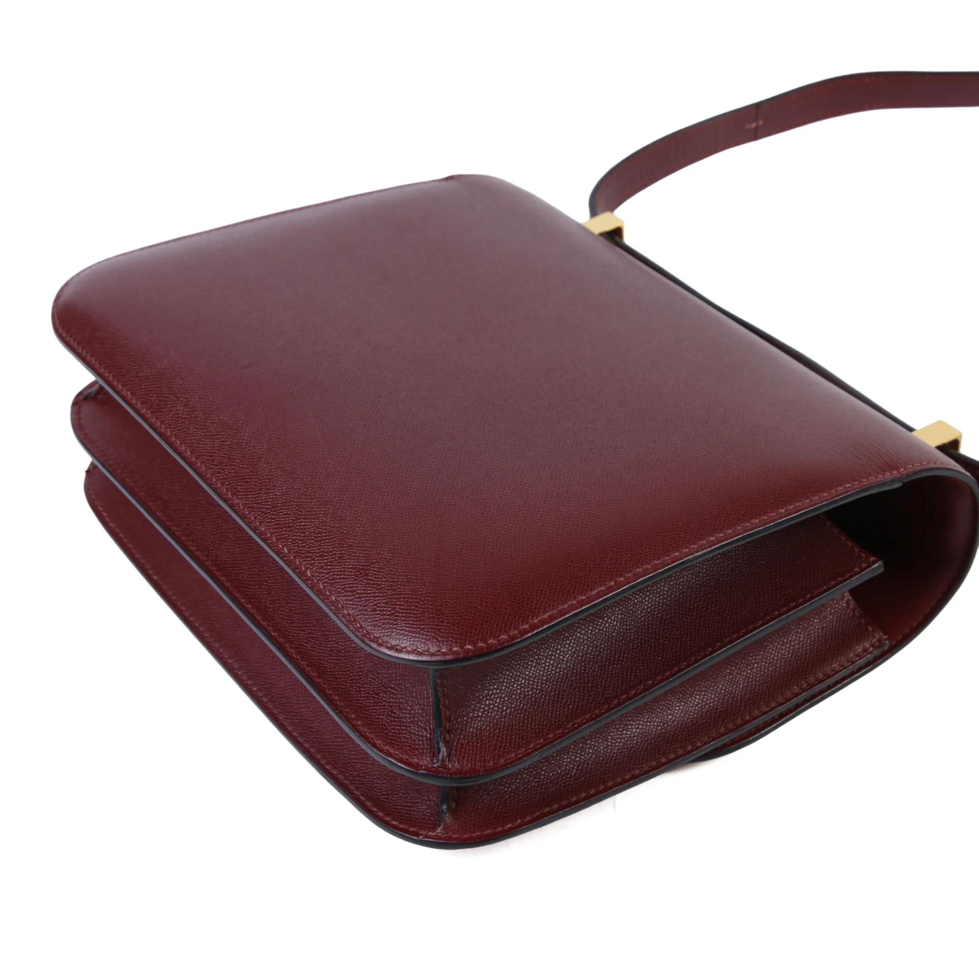Very Good ( Rank A) HERMÈS Constance 24 Rouge H (55) Madame Gold hardware C (2018) - 7