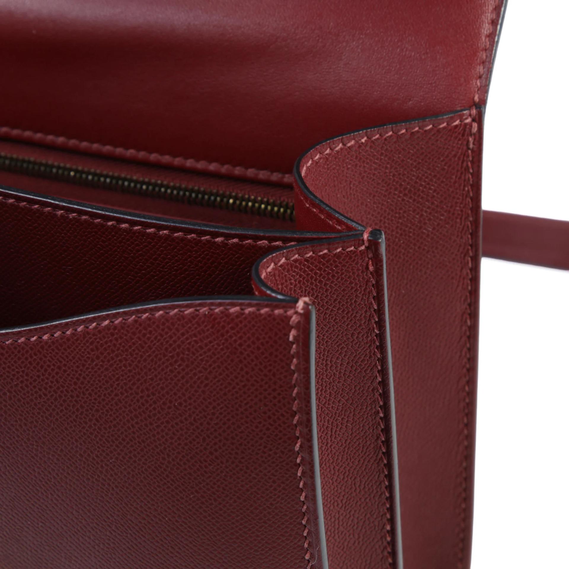 Very Good ( Rank A) HERMÈS Constance 24 Rouge H (55) Madame Gold hardware C (2018) - 12