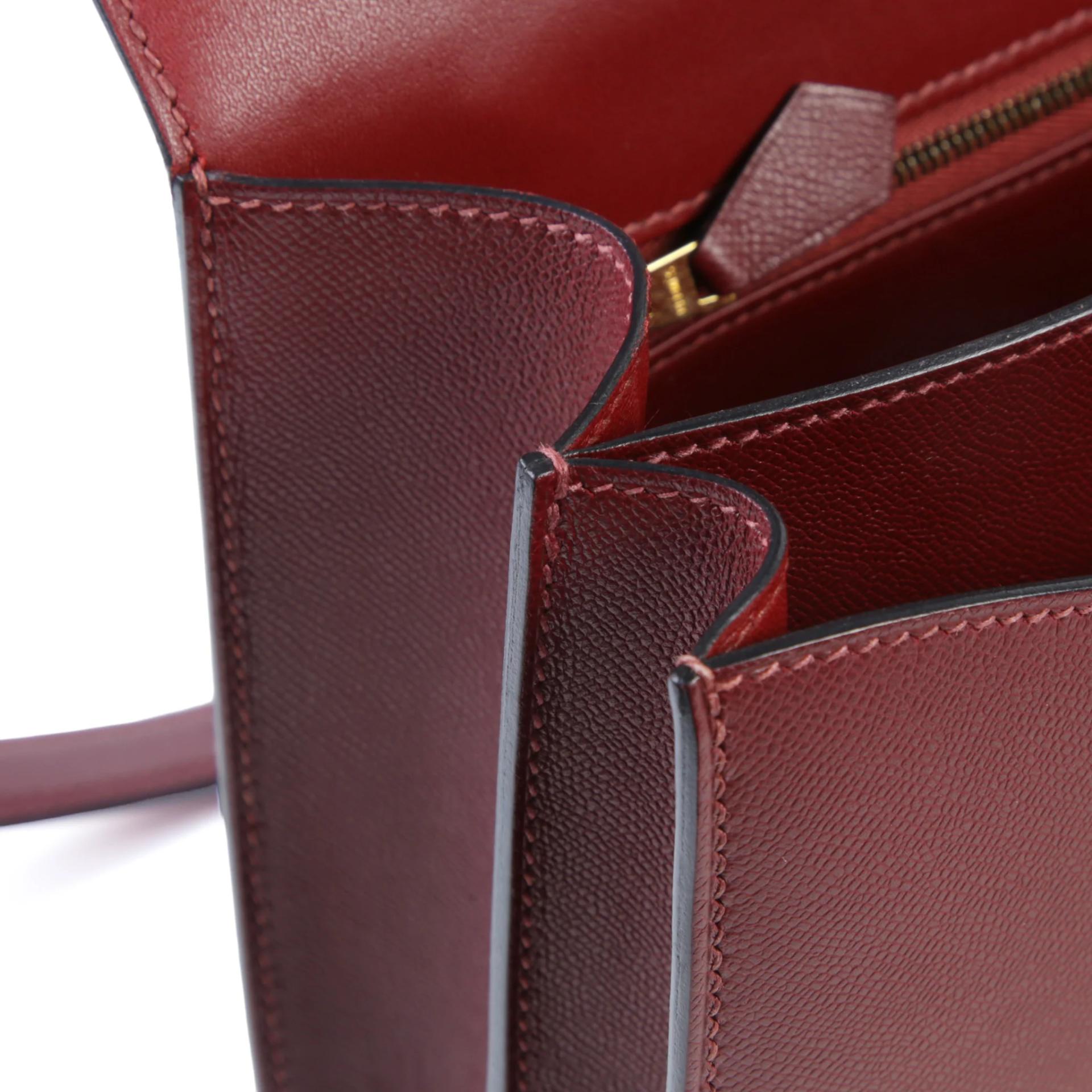 Very Good ( Rank A) HERMÈS Constance 24 Rouge H (55) Madame Gold hardware C (2018) - 13