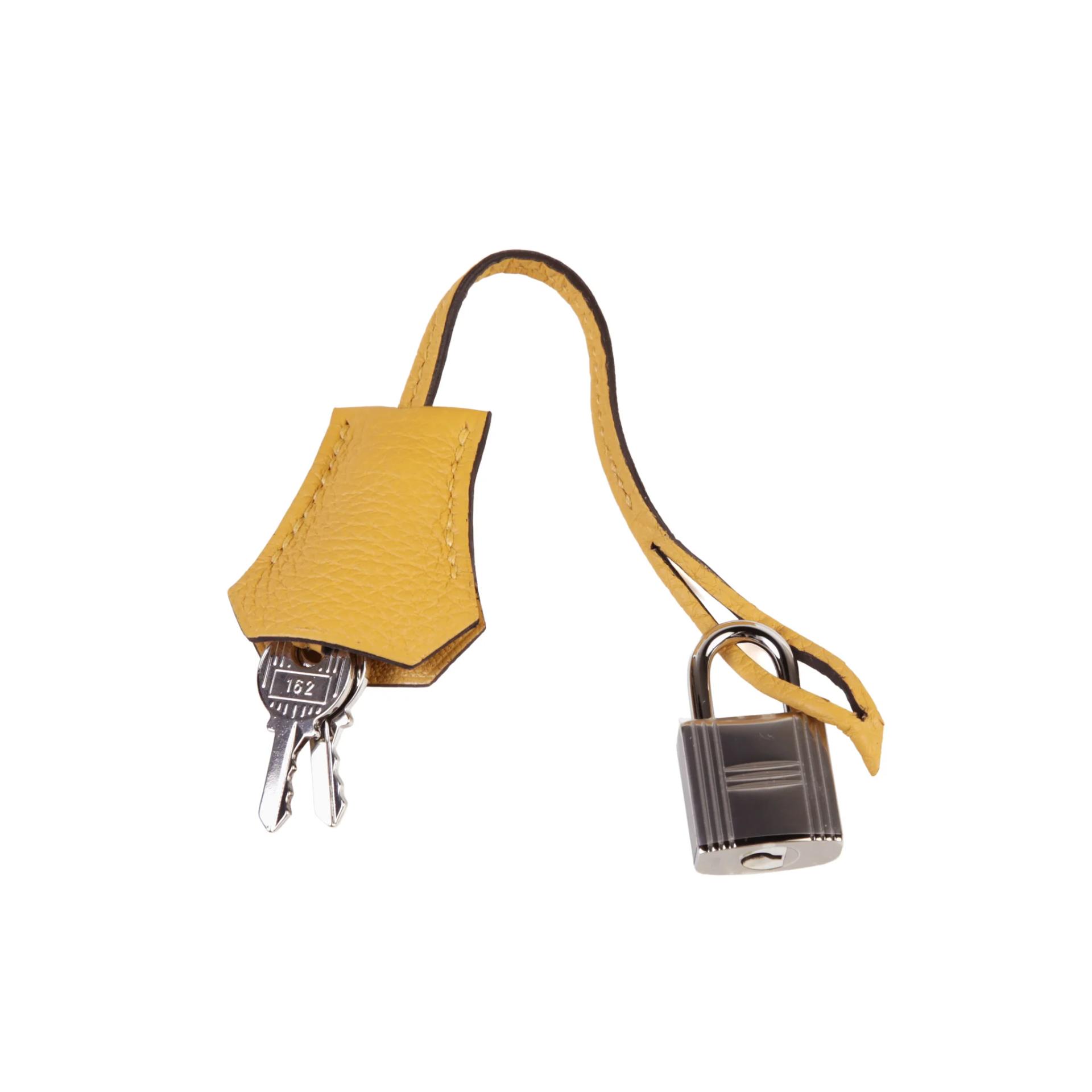 Brand New ( Rank N ) HERMÈS Birkin 25 Paille (1A) Togo Palladium hardware G (2026) - 13