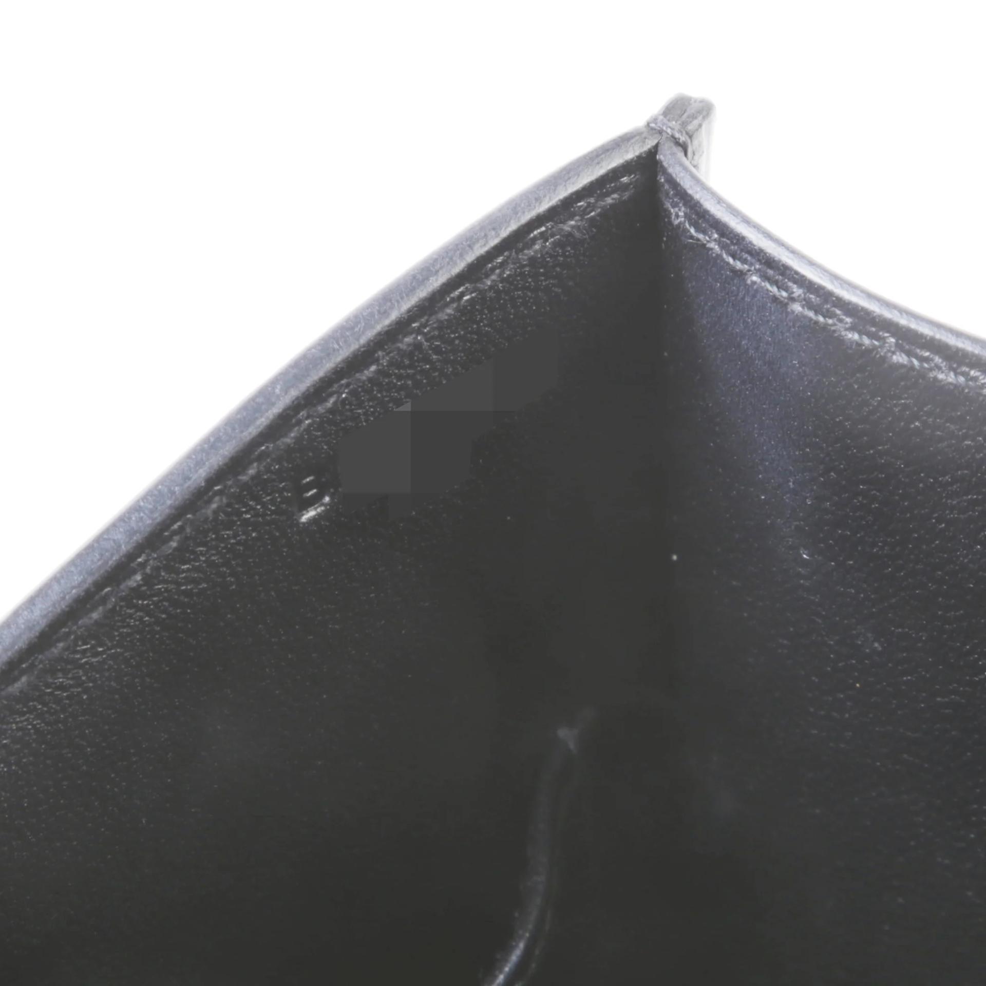 Excellent ( Rank SA ) HERMÈS Constance 24 Noir (89) Box-calf Lizard Hardware Gold hardware B (2023) - 14