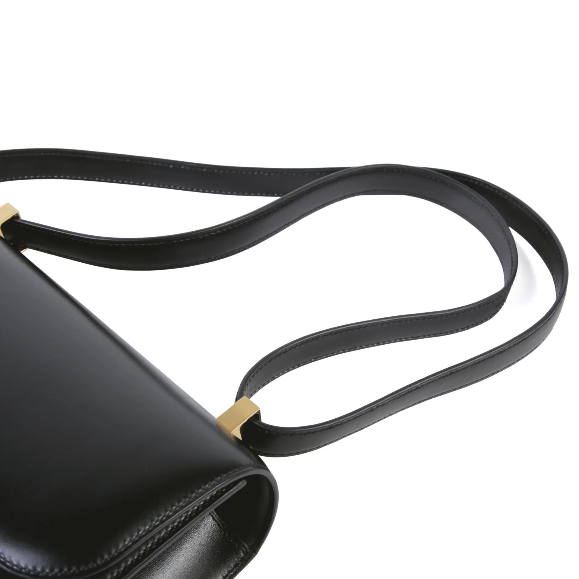 Excellent ( Rank SA ) HERMÈS Constance 24 Noir (89) Box-calf Lizard Hardware Gold hardware B (2023) - 3
