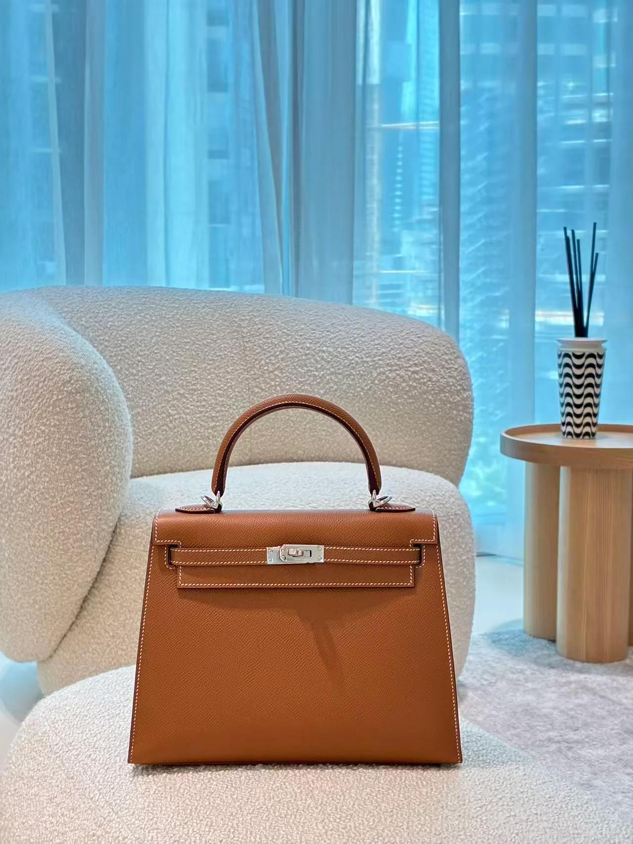 ランク N 新品 HERMÈS エルメス ケリー25 セリエ ゴールド (37) エプソン シルバー金具 G刻印 (2026) - 5