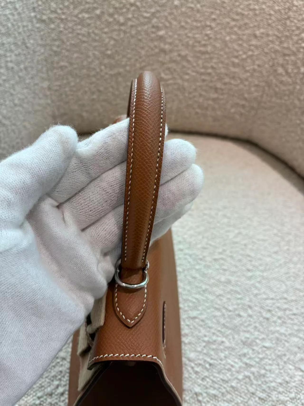 ランク N 新品 HERMÈS エルメス ケリー25 セリエ ゴールド (37) エプソン シルバー金具 G刻印 (2026) - 11