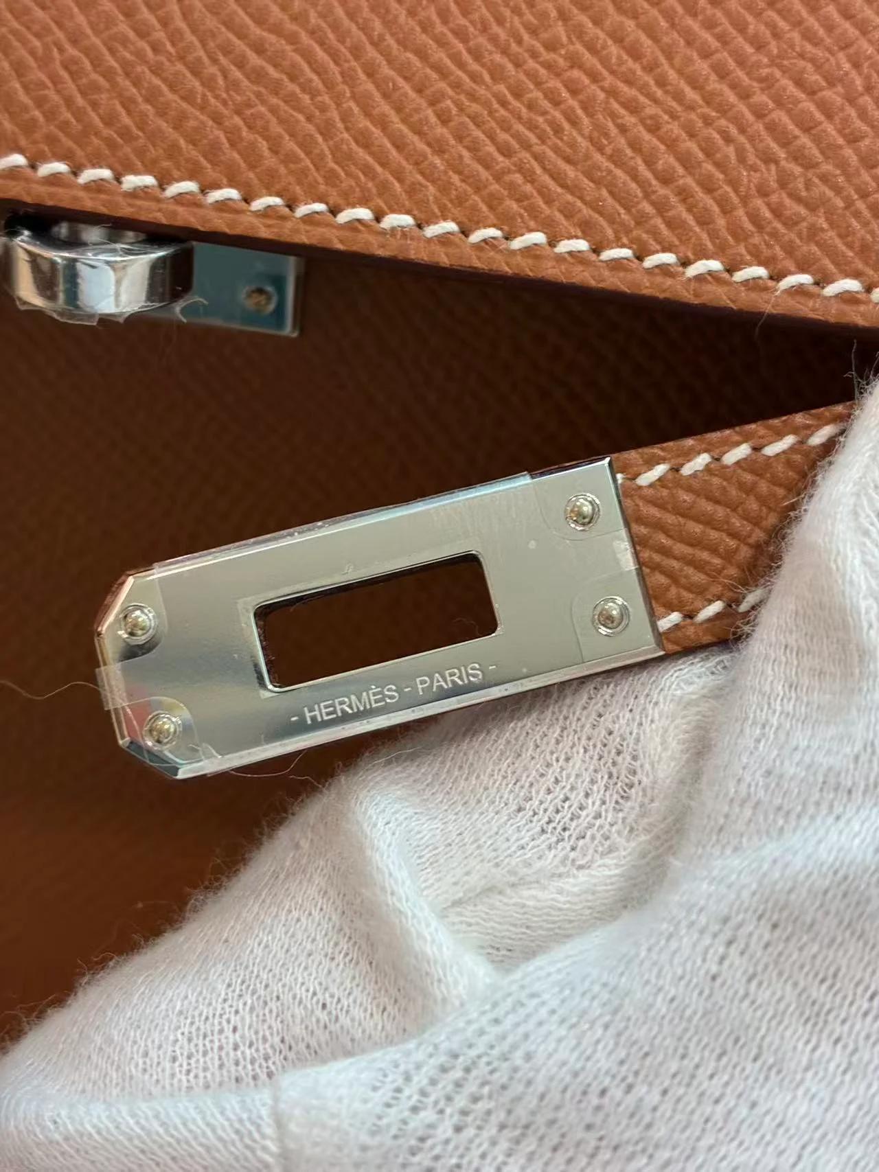 ランク N 新品 HERMÈS エルメス ケリー25 セリエ ゴールド (37) エプソン シルバー金具 G刻印 (2026) - 19
