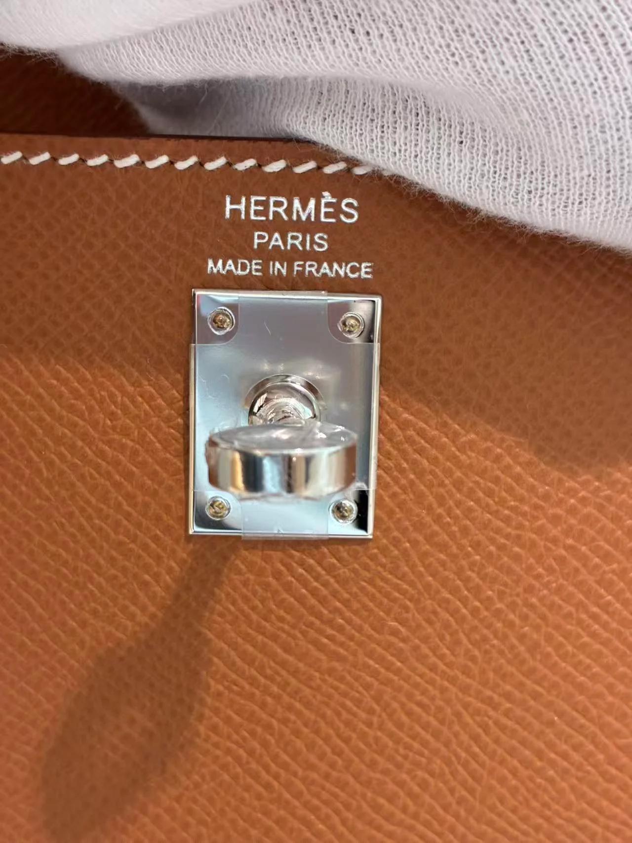 ランク N 新品 HERMÈS エルメス ケリー25 セリエ ゴールド (37) エプソン シルバー金具 G刻印 (2026) - 21