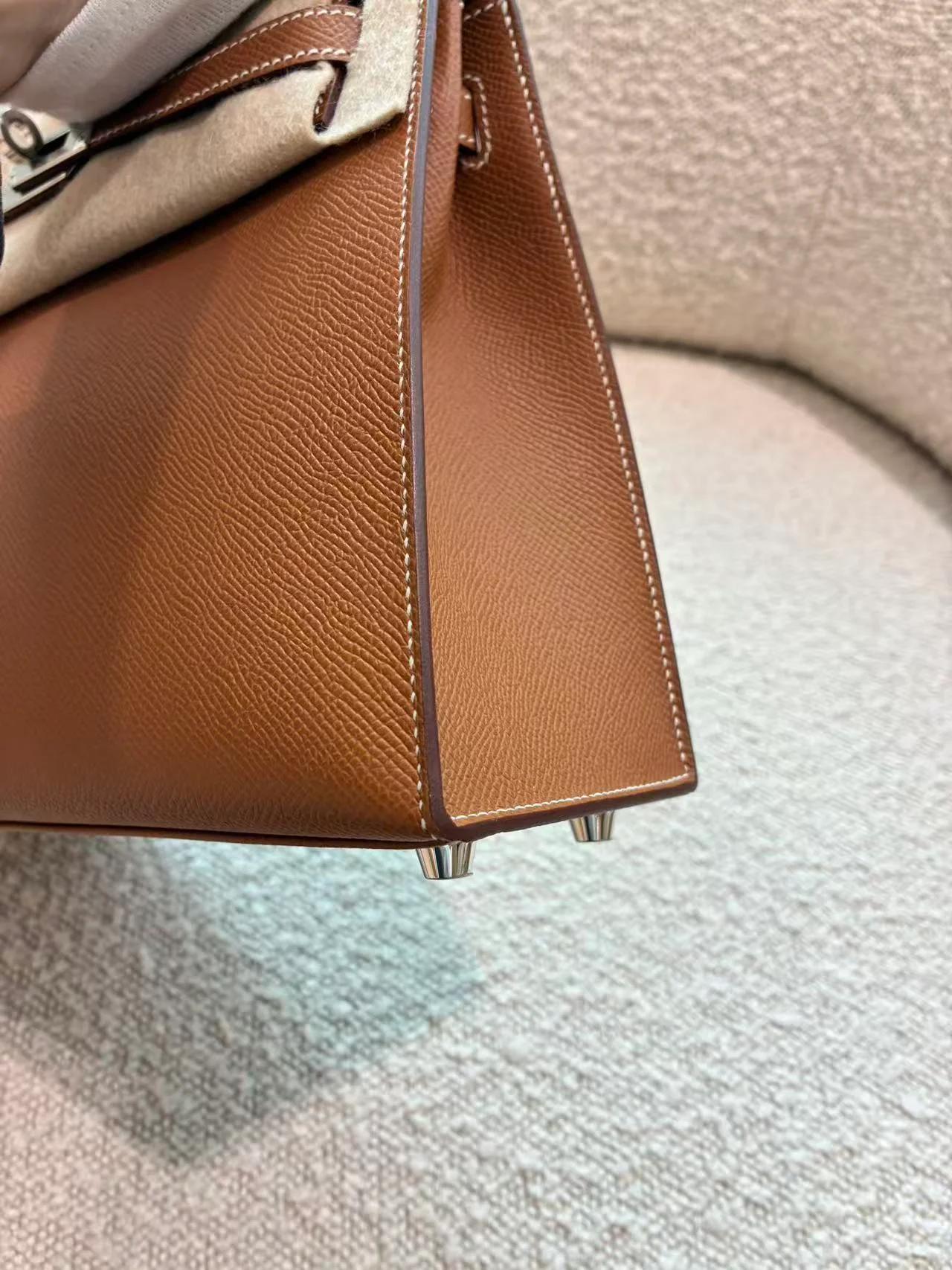 ランク N 新品 HERMÈS エルメス ケリー25 セリエ ゴールド (37) エプソン シルバー金具 G刻印 (2026) - 12