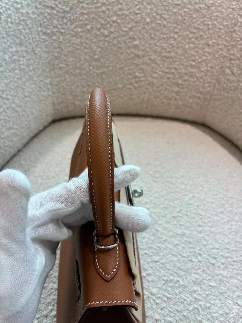 ランク N 新品 HERMÈS エルメス ケリー25 セリエ ゴールド (37) エプソン シルバー金具 G刻印 (2026) - 10