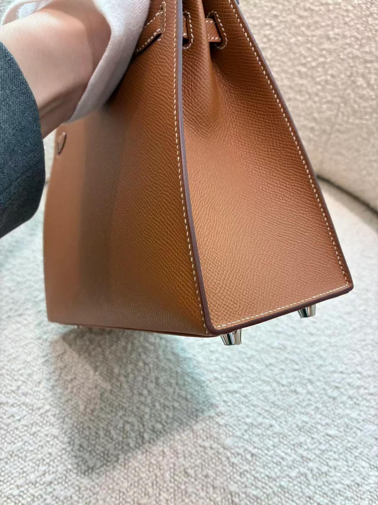 ランク N 新品 HERMÈS エルメス ケリー25 セリエ ゴールド (37) エプソン シルバー金具 G刻印 (2026) - 14