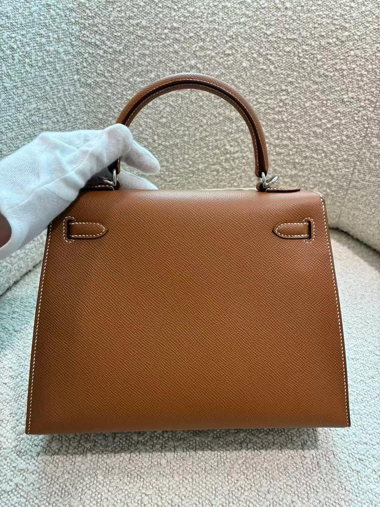 ランク N 新品 HERMÈS エルメス ケリー25 セリエ ゴールド (37) エプソン シルバー金具 G刻印 (2026) - 4