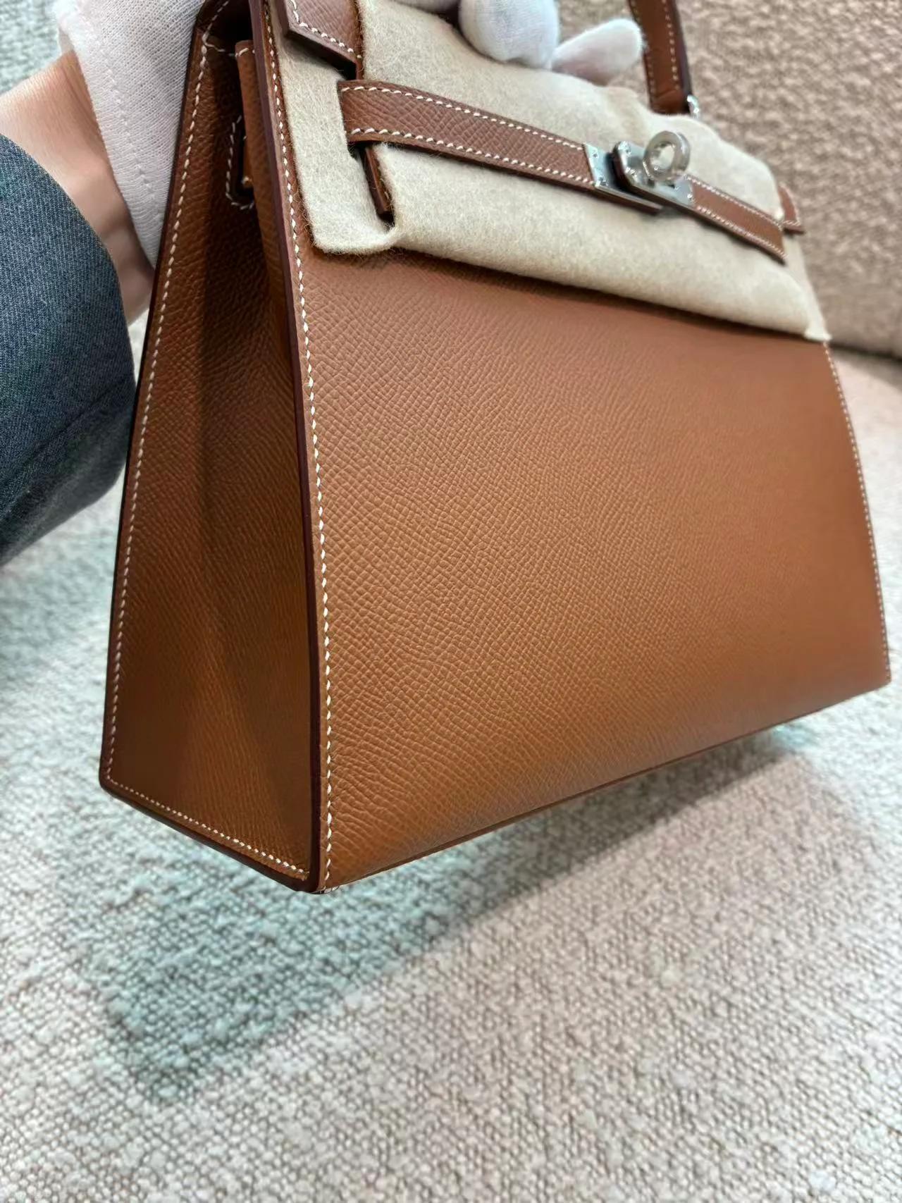 ランク N 新品 HERMÈS エルメス ケリー25 セリエ ゴールド (37) エプソン シルバー金具 G刻印 (2026) - 15