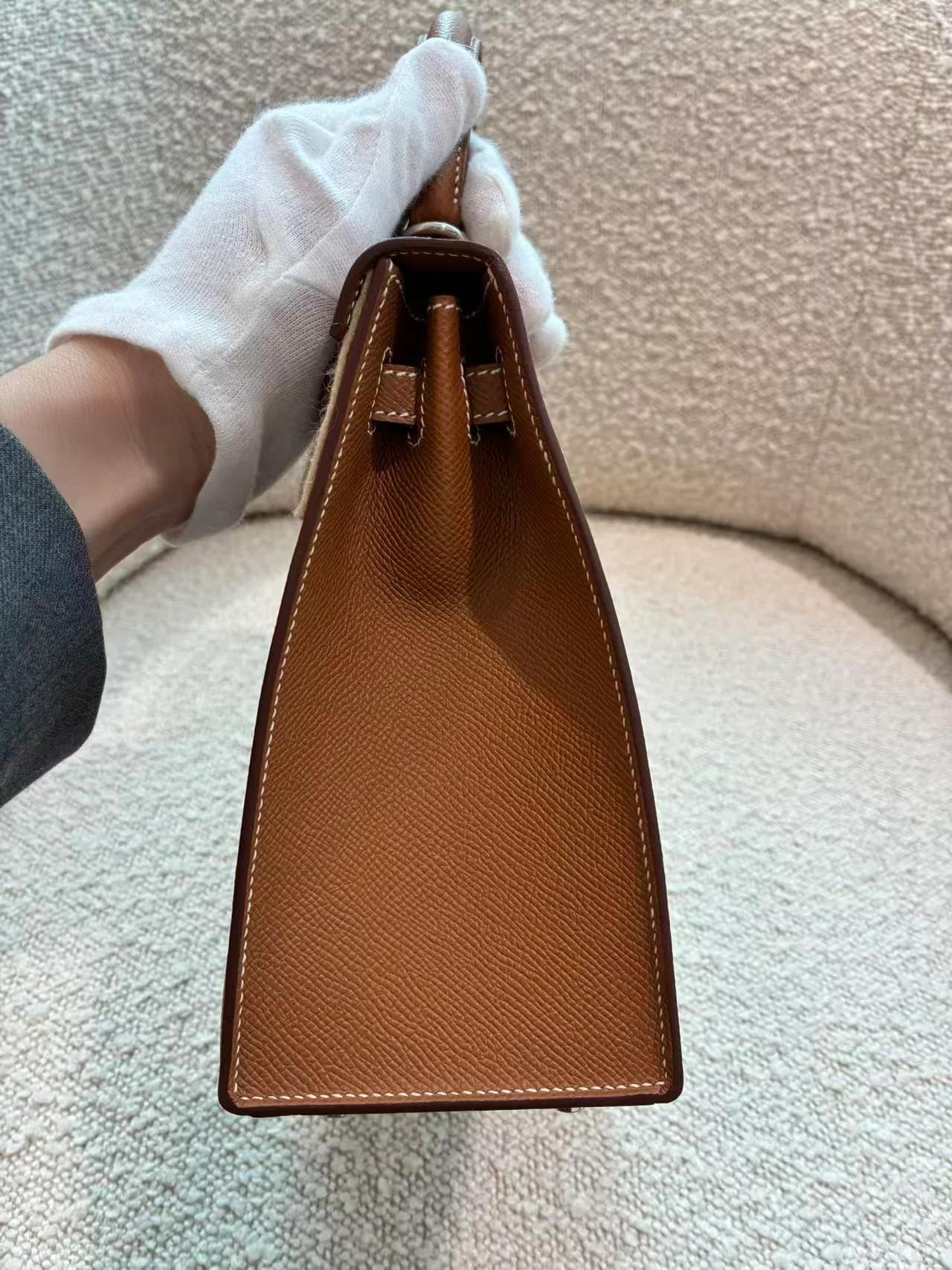 ランク N 新品 HERMÈS エルメス ケリー25 セリエ ゴールド (37) エプソン シルバー金具 G刻印 (2026) - 8