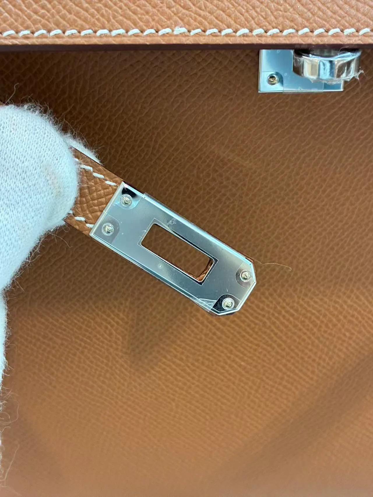 ランク N 新品 HERMÈS エルメス ケリー25 セリエ ゴールド (37) エプソン シルバー金具 G刻印 (2026) - 17