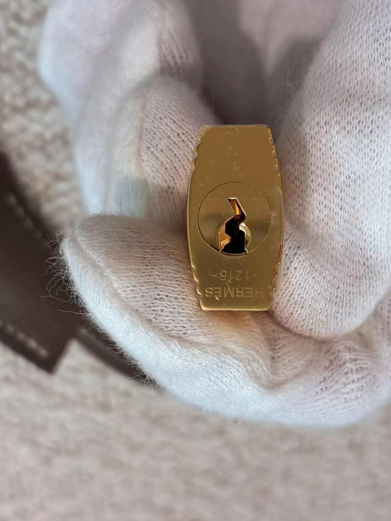 ランク N 新品 HERMÈS エルメス バーキン25 エトゥープ (18) トゴ ゴールド金具 G刻印 (2026) - 31