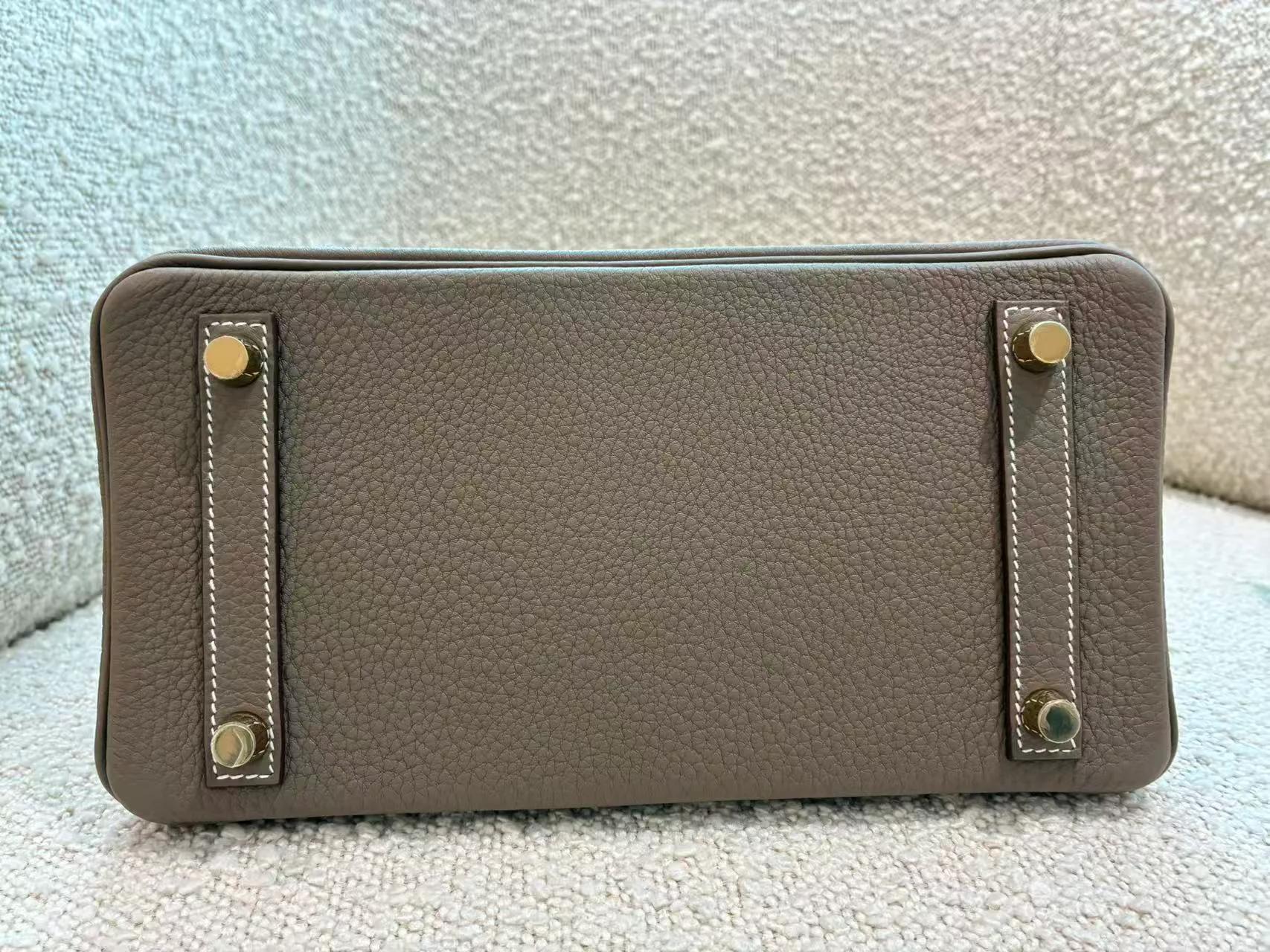 ランク N 新品 HERMÈS エルメス バーキン25 エトゥープ (18) トゴ ゴールド金具 G刻印 (2026) - 13