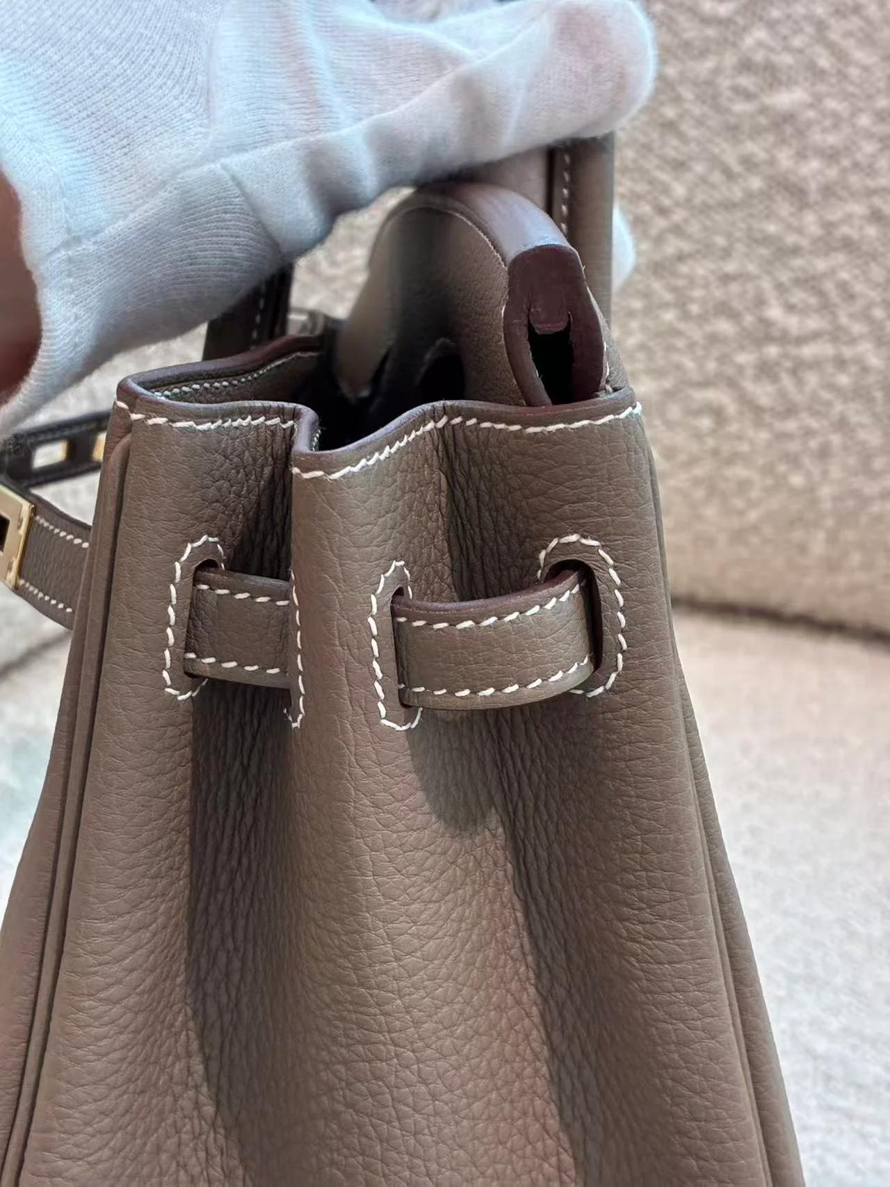 ランク N 新品 HERMÈS エルメス バーキン25 エトゥープ (18) トゴ ゴールド金具 G刻印 (2026) - 25