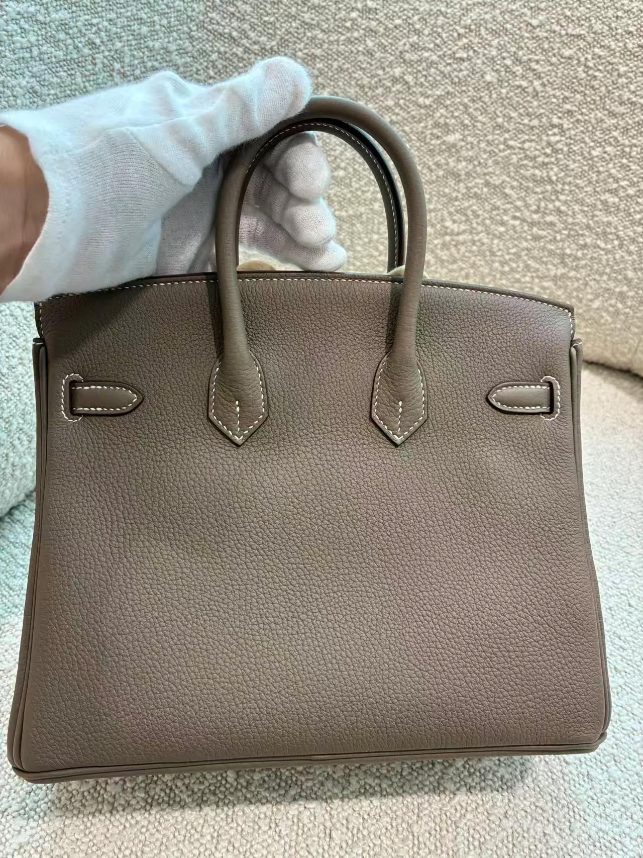 ランク N 新品 HERMÈS エルメス バーキン25 エトゥープ (18) トゴ ゴールド金具 G刻印 (2026) - 4