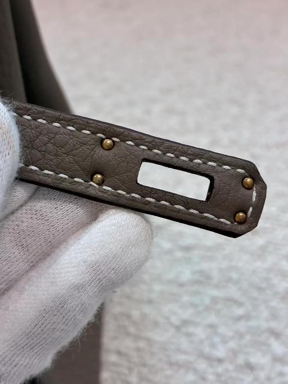 ランク N 新品 HERMÈS エルメス バーキン25 エトゥープ (18) トゴ ゴールド金具 G刻印 (2026) - 21
