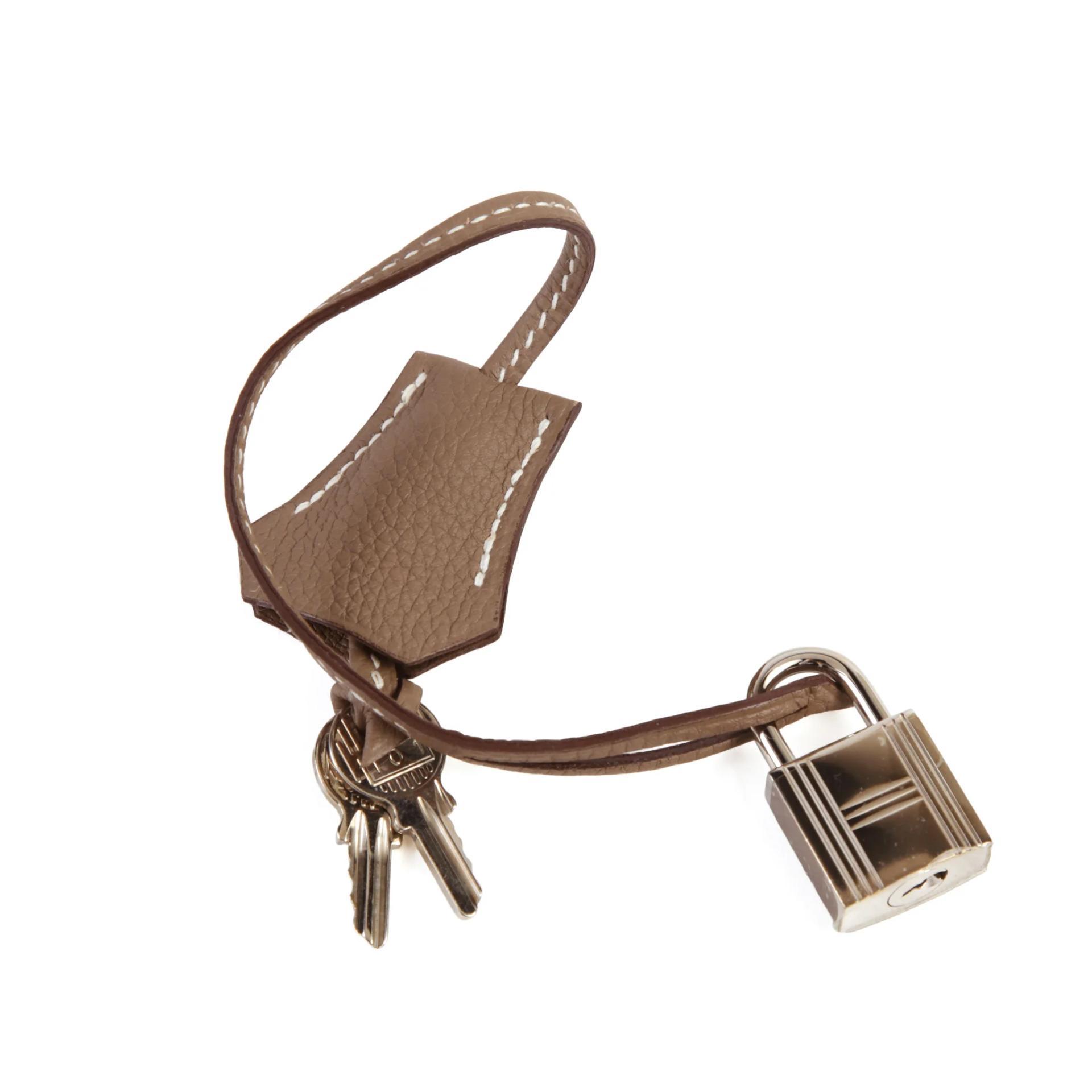 ランク NS 未使用品 HERMÈS エルメス バーキン30 エトゥープ (18) トゴ シルバー金具 A刻印 (2017) - 14