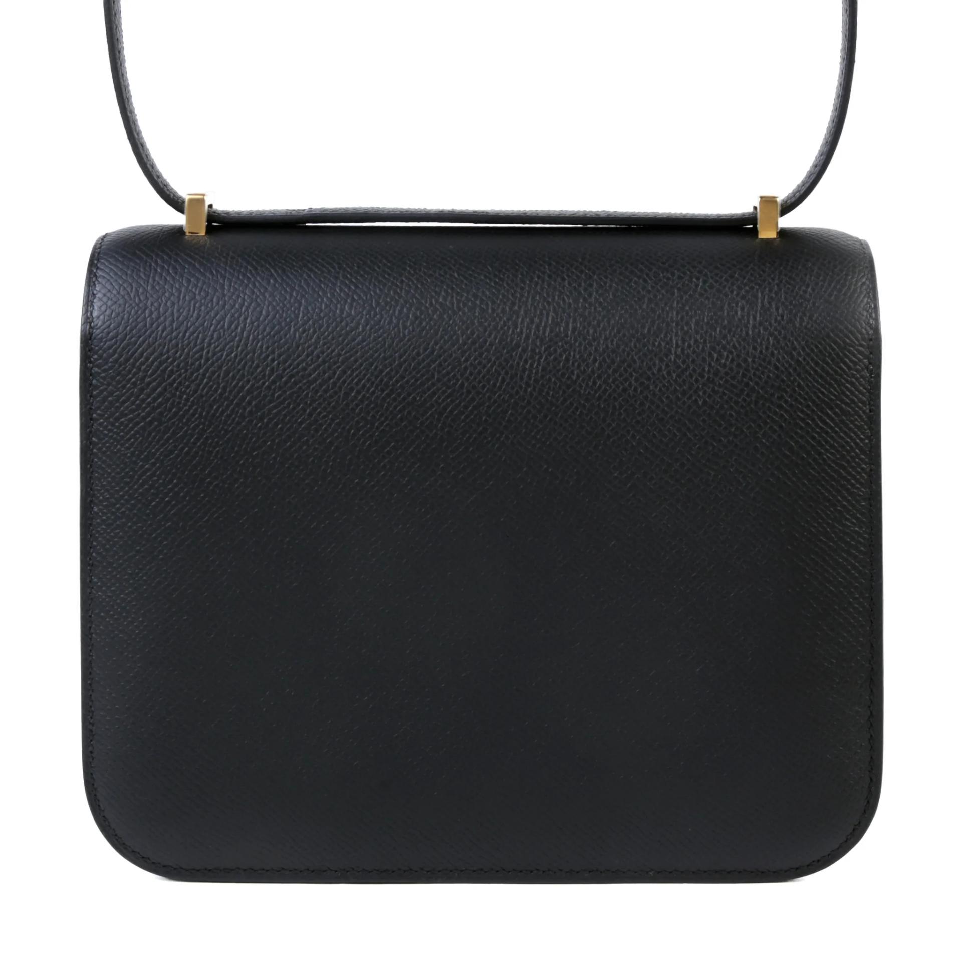 Brand New ( Rank N ) HERMÈS Constance Mini Noir (89) Epsom Gold hardware G (2026) - 2