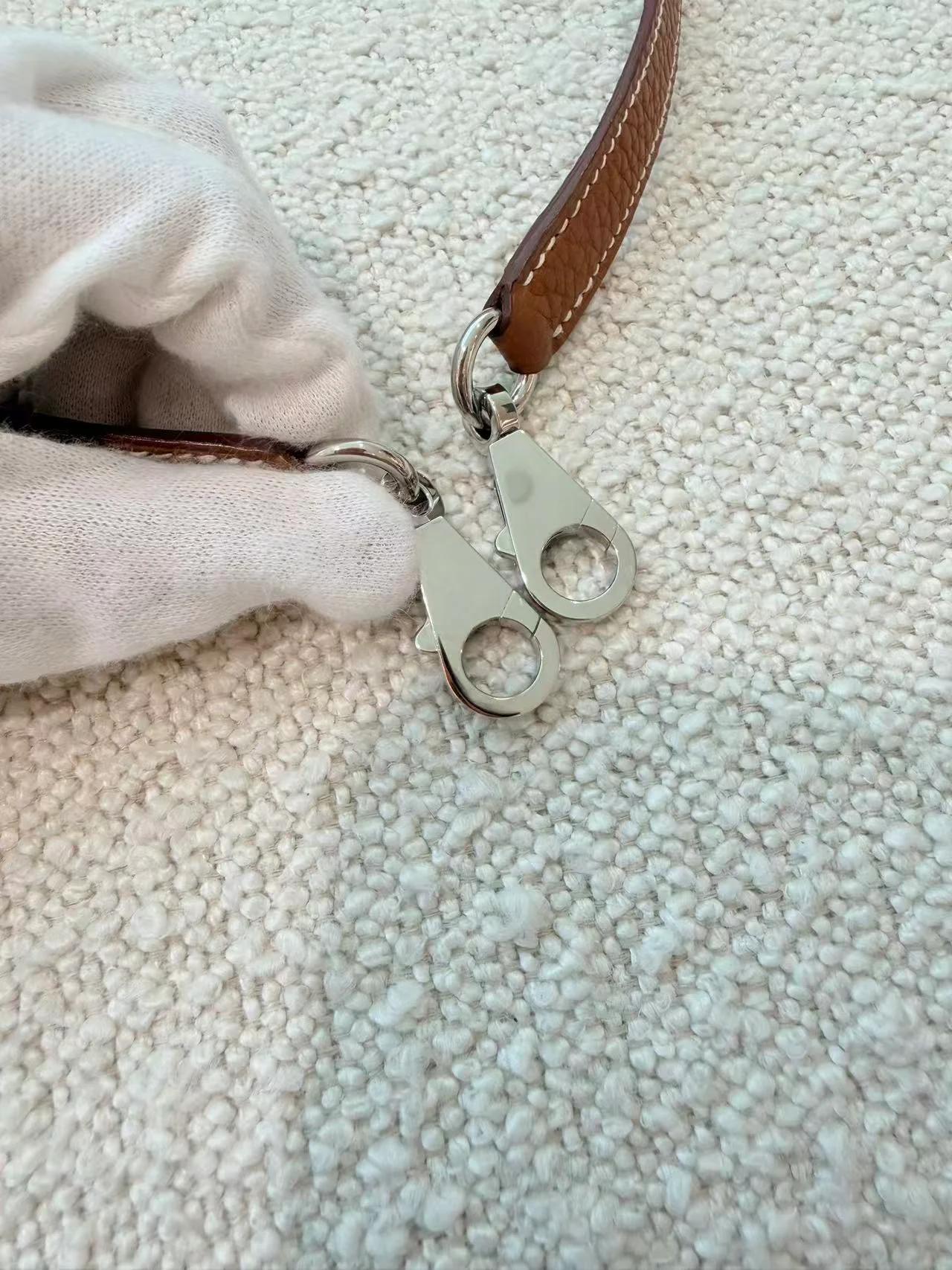 SA超美品 HERMÈS 愛馬仕 Kelly 25 37 金棕色 Gold Togo小牛皮 銀扣 B刻 2023年 - 23