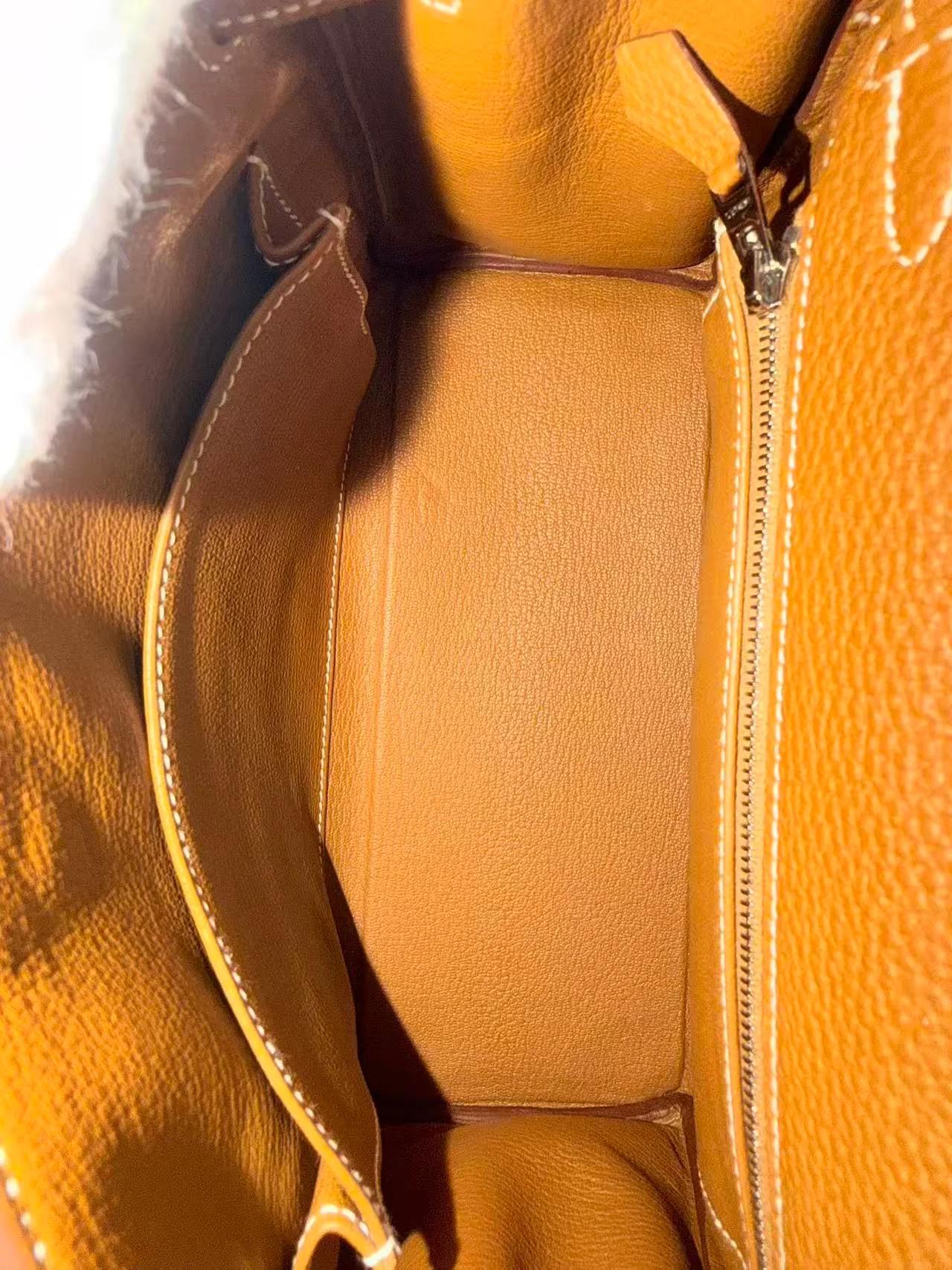 SA超美品 HERMÈS 愛馬仕 Kelly 25 37 金棕色 Gold Togo小牛皮 銀扣 B刻 2023年 - 21