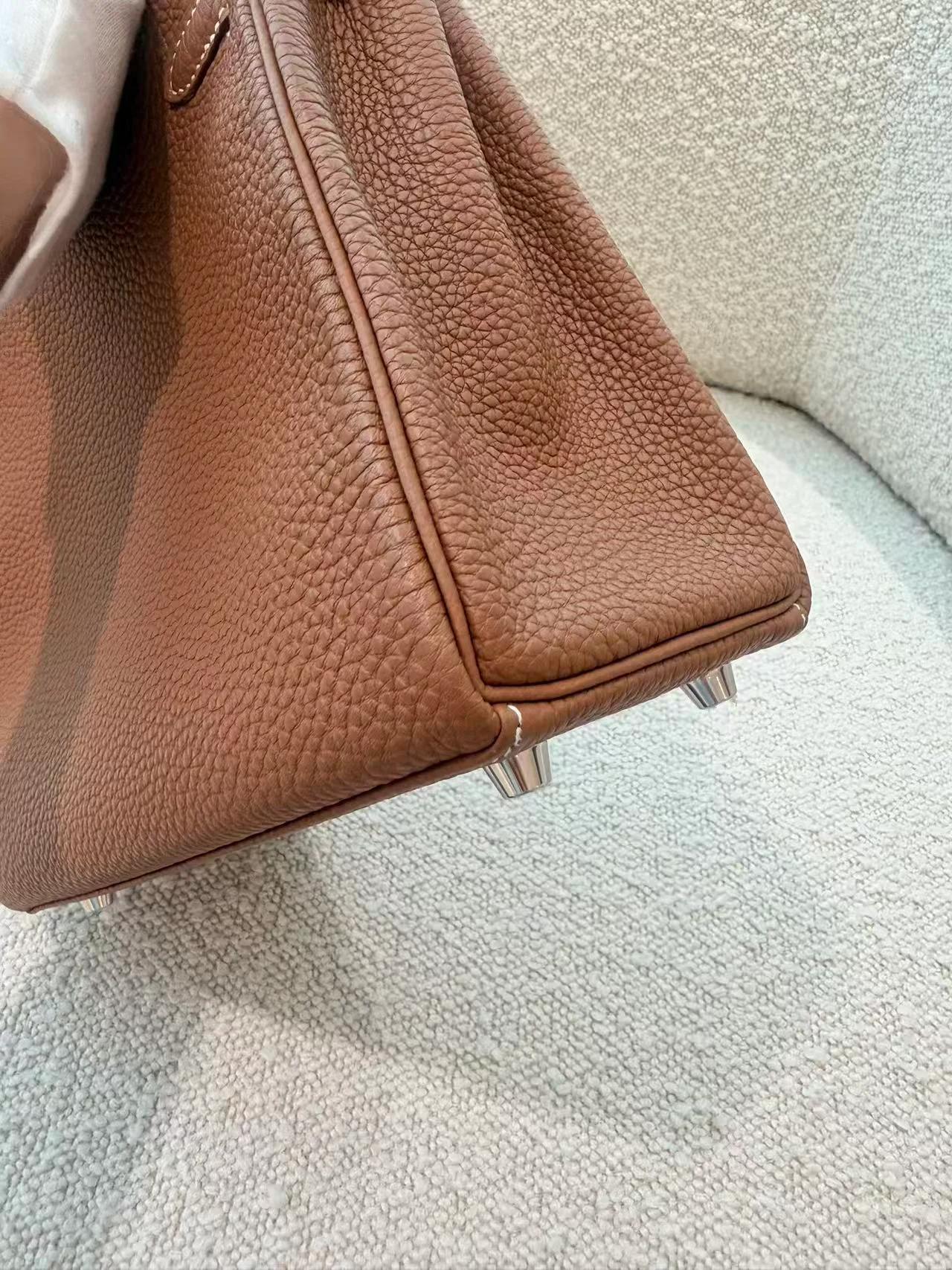 SA超美品 HERMÈS 愛馬仕 Kelly 25 37 金棕色 Gold Togo小牛皮 銀扣 B刻 2023年 - 13