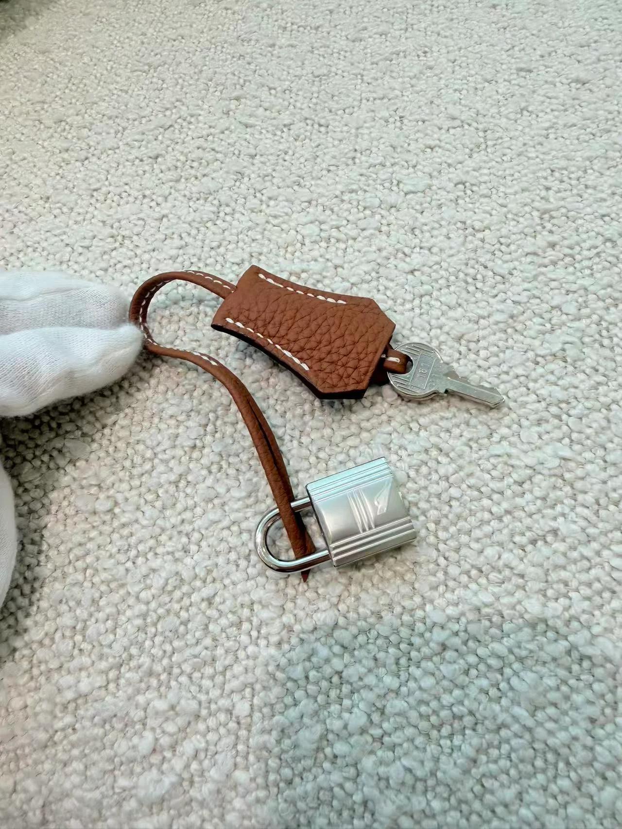 SA超美品 HERMÈS 愛馬仕 Kelly 25 37 金棕色 Gold Togo小牛皮 銀扣 B刻 2023年 - 25