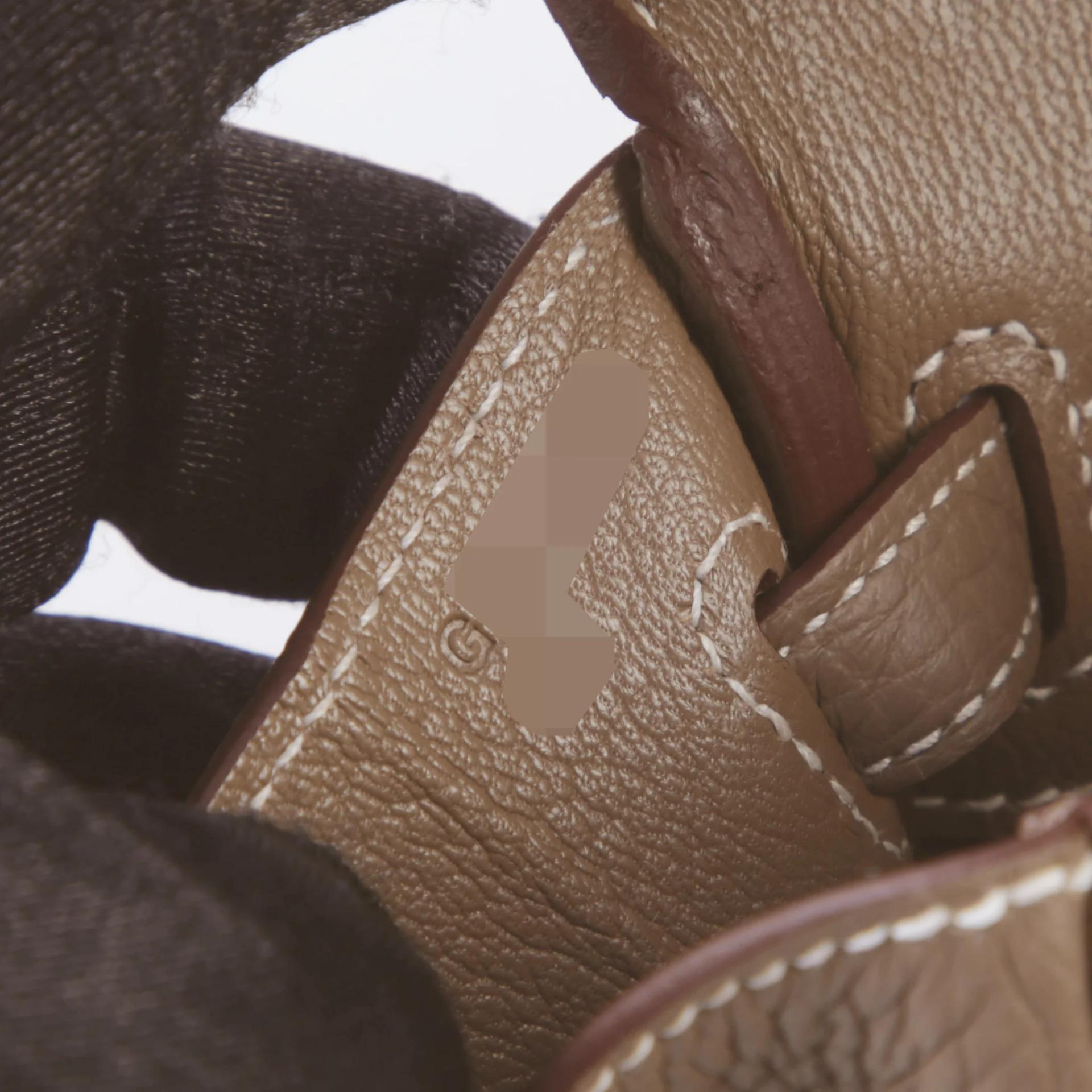 全新 HERMÈS 愛馬仕 Birkin 25 18 大象灰 Etoupe Togo小牛皮 銀扣 G刻 2026年 - 13