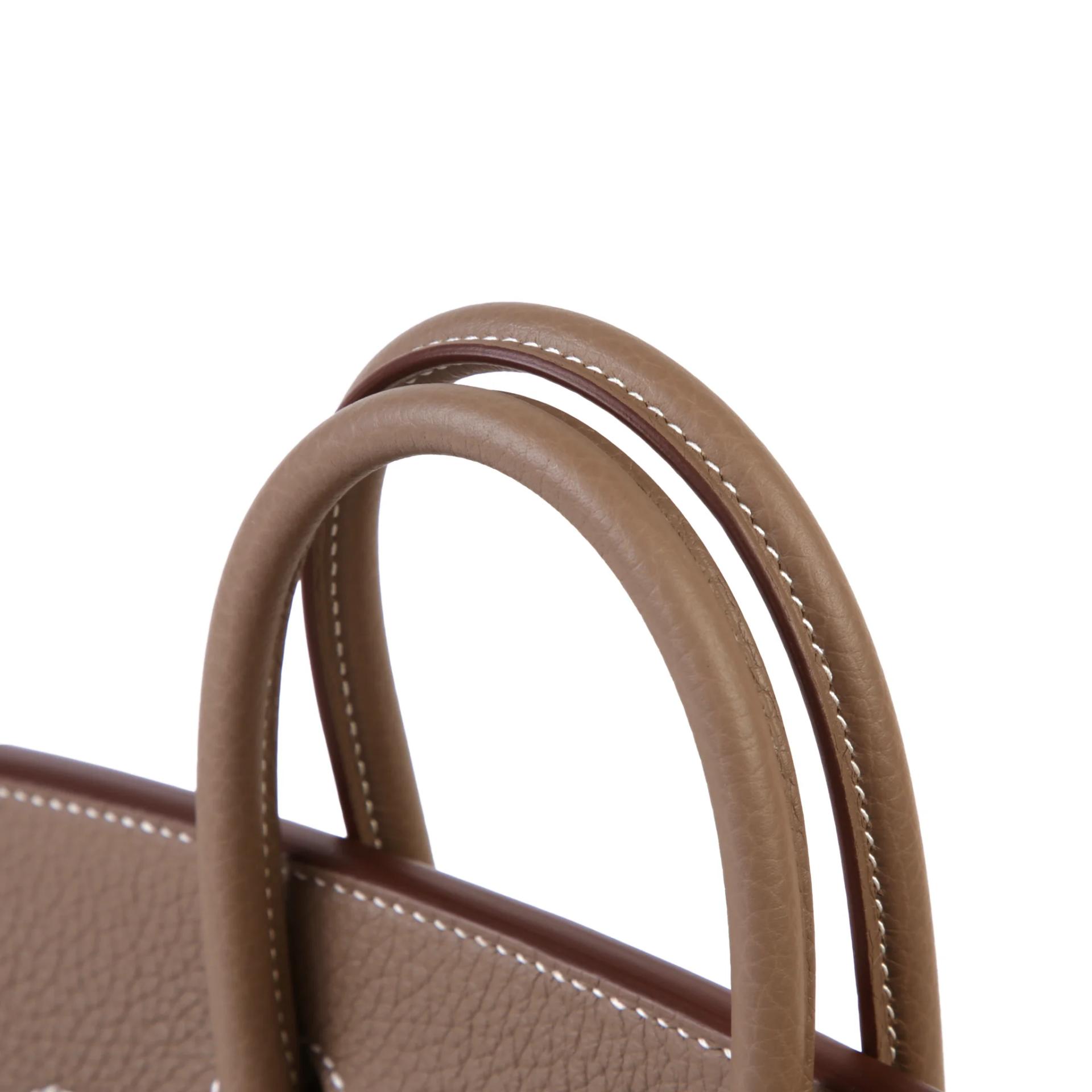 全新 HERMÈS 愛馬仕 Birkin 25 18 大象灰 Etoupe Togo小牛皮 銀扣 G刻 2026年 - 3