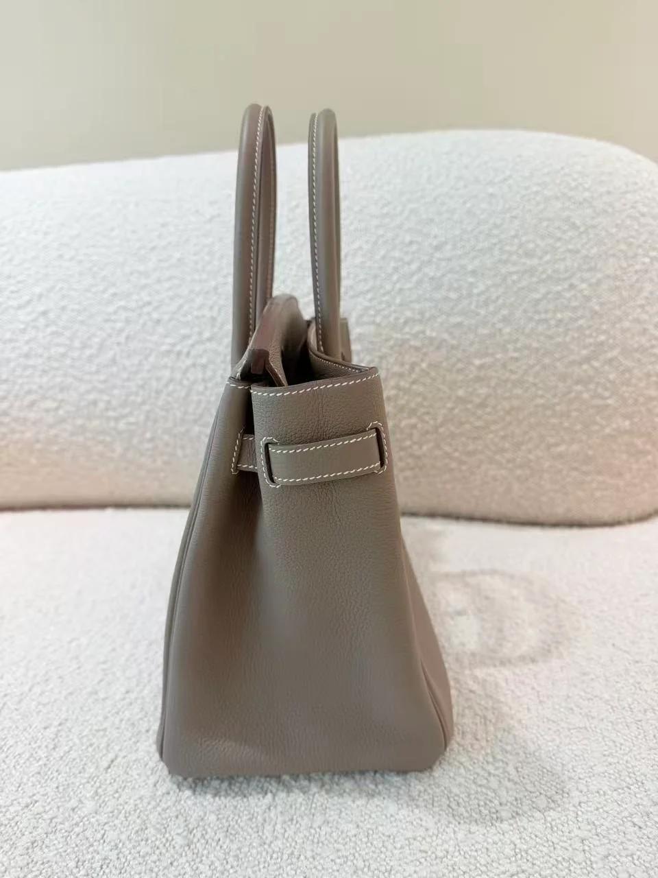 SA超美品 HERMÈS 愛馬仕 Birkin 30 18 大象灰 Etoupe Togo小牛皮 金扣 W刻 2024年 - 8