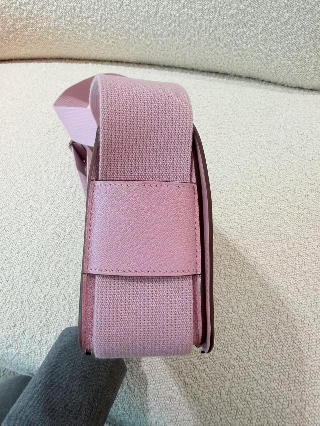 A美品 HERMÈS 愛馬仕 Geta X9 錦葵紫 Mauve Sylvestre Chevre山羊皮 銀扣 B刻 2023年 - 10