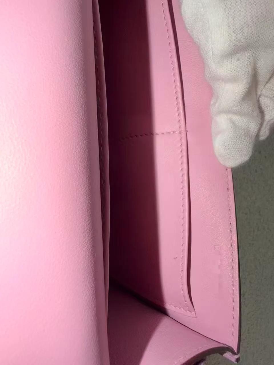 A美品 HERMÈS 愛馬仕 Geta X9 錦葵紫 Mauve Sylvestre Chevre山羊皮 銀扣 B刻 2023年 - 19