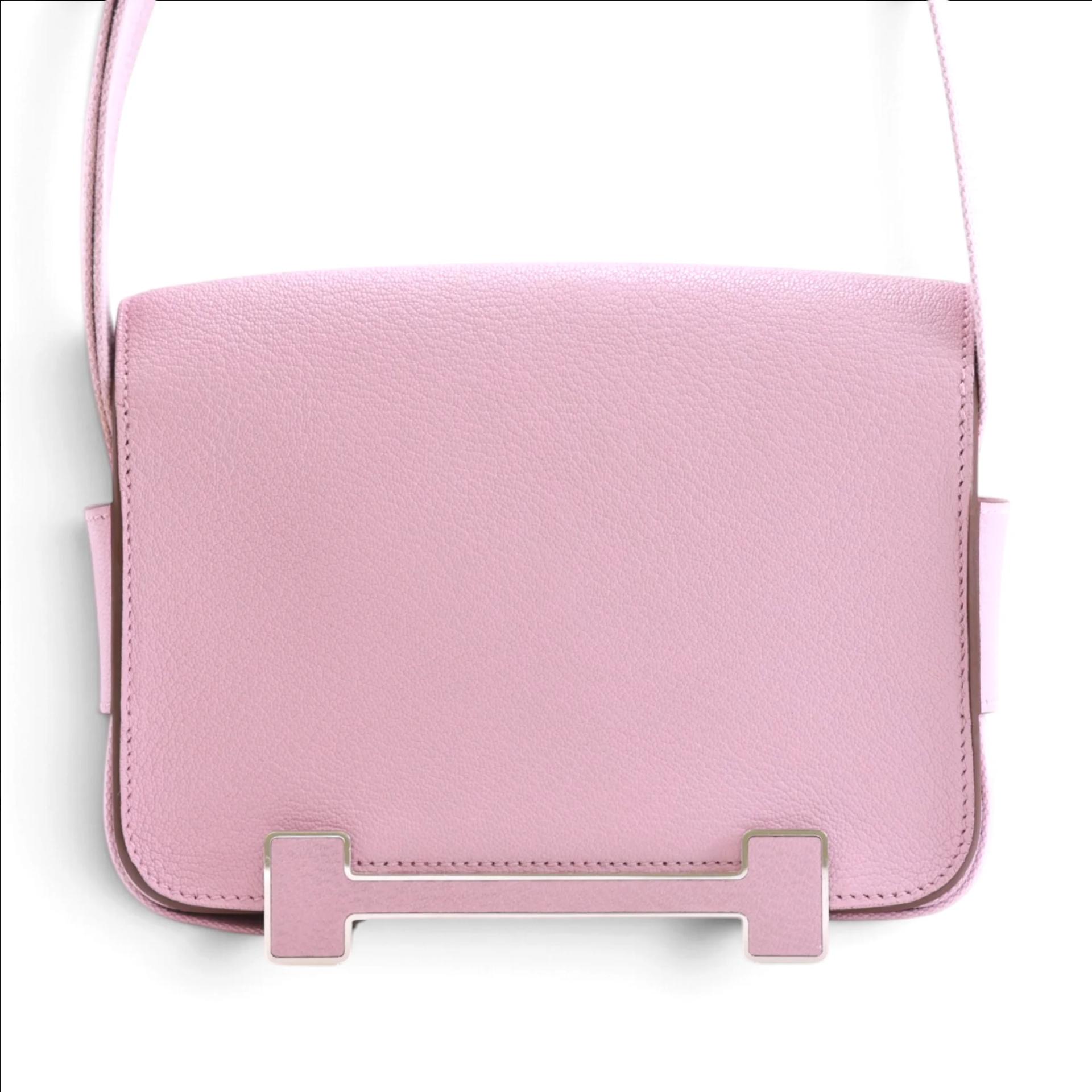 A美品 HERMÈS 愛馬仕 Geta X9 錦葵紫 Mauve Sylvestre Chevre山羊皮 銀扣 B刻 2023年 - 2