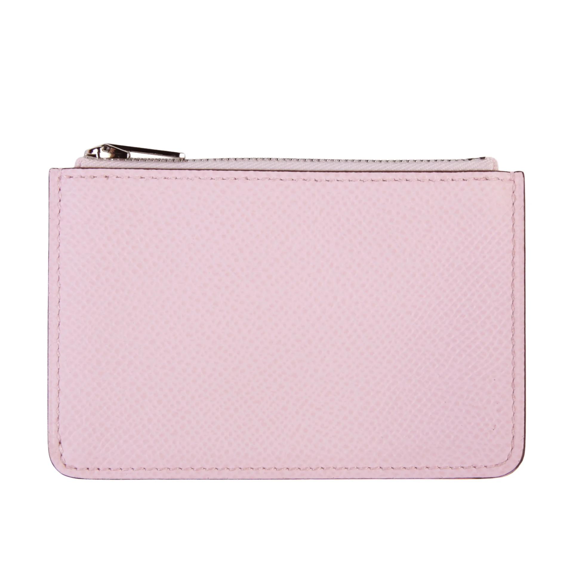 Unused ( Rank NS ) HERMÈS Constance Slim Wallet Rose Darling (M7) Epsom Palladium hardware W (2024) - 12
