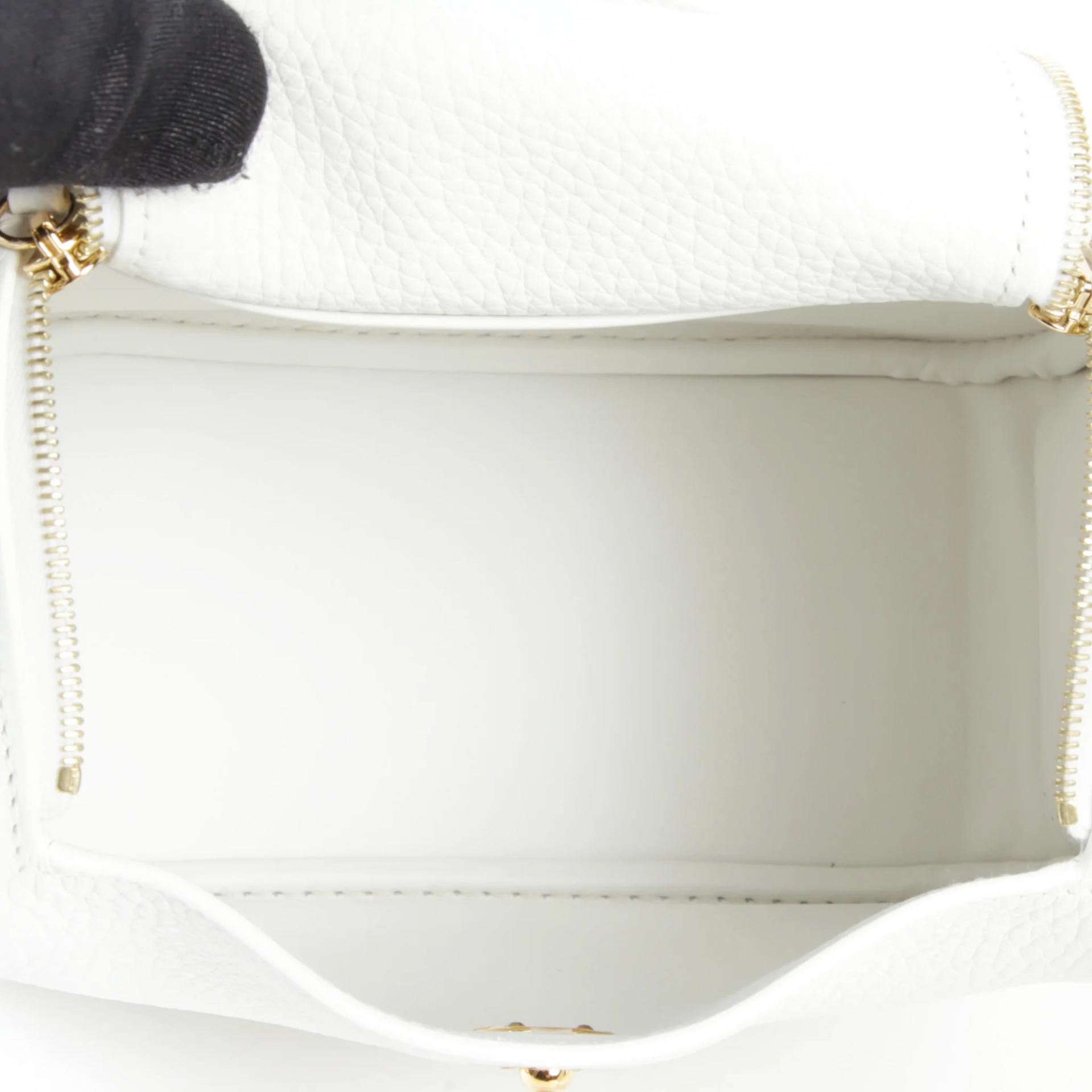 Unused ( Rank NS ) HERMÈS Mini Lindy II New White (0U) Clemence Gold hardware W (2024) - 10