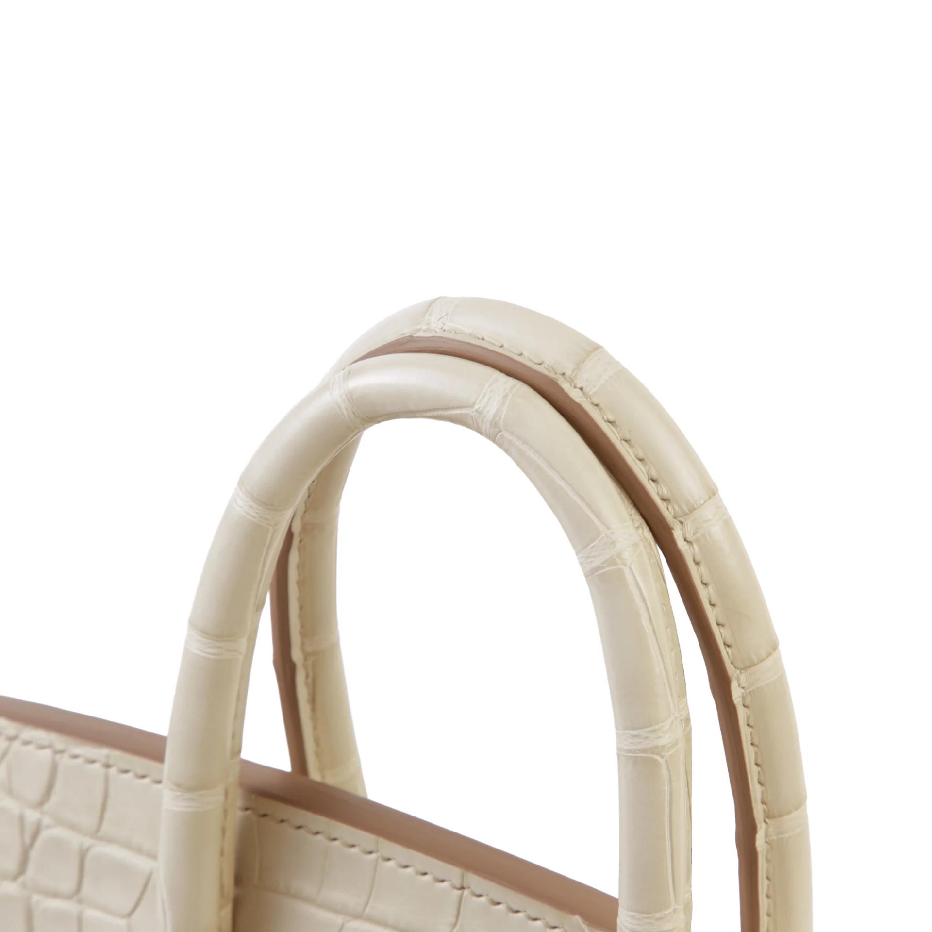 Unused ( Rank NS ) HERMÈS Birkin 25 Beton (8L) Matte Alligator Gold hardware K (2025) - 3