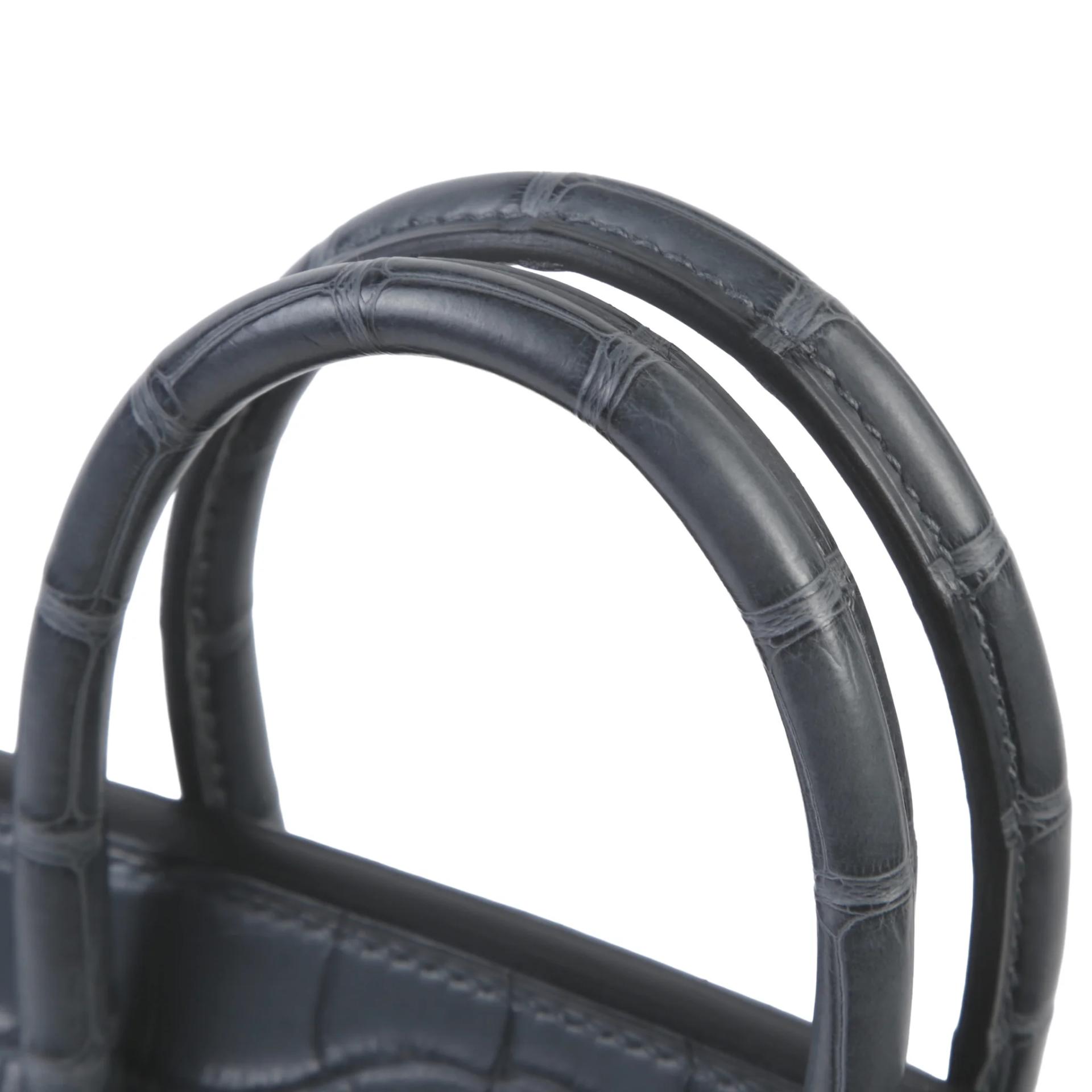Brand New ( Rank N ) HERMÈS Birkin 25 Gris misty (H0) Matte Alligator Palladium hardware G (2026) - 3