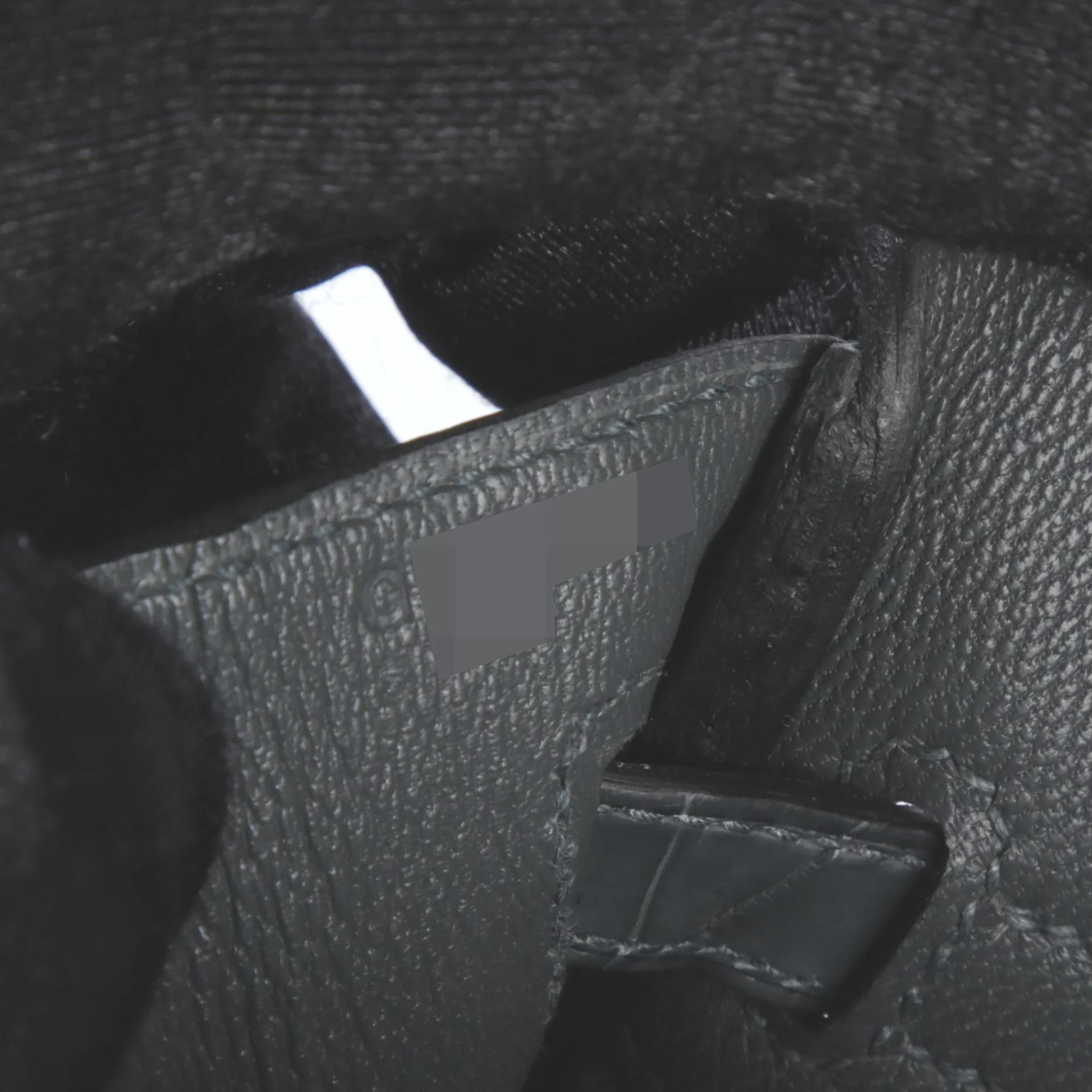 Brand New ( Rank N ) HERMÈS Birkin 25 Gris misty (H0) Matte Alligator Palladium hardware G (2026) - 13