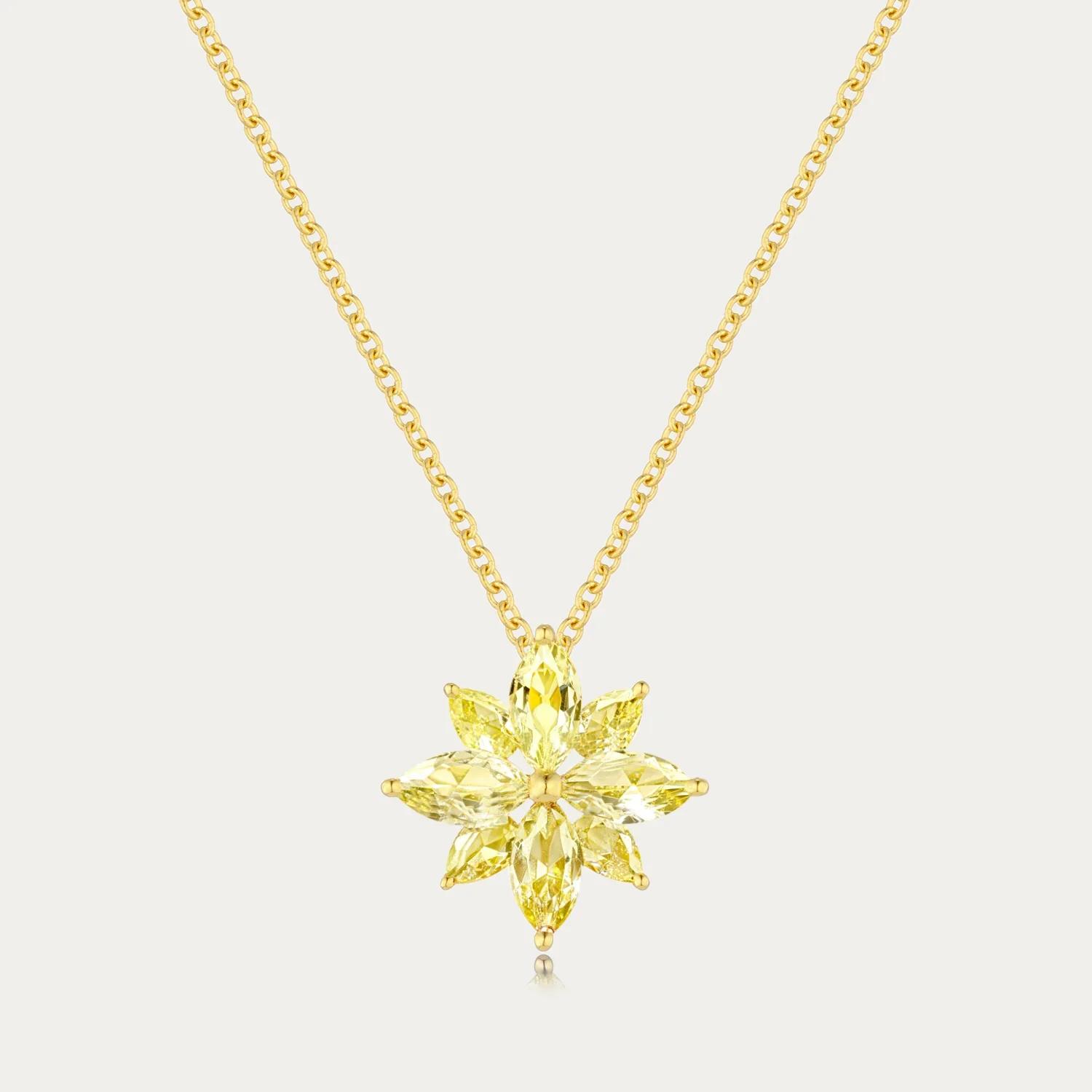 Lumière Star ネックレス Yellow Diamond YG